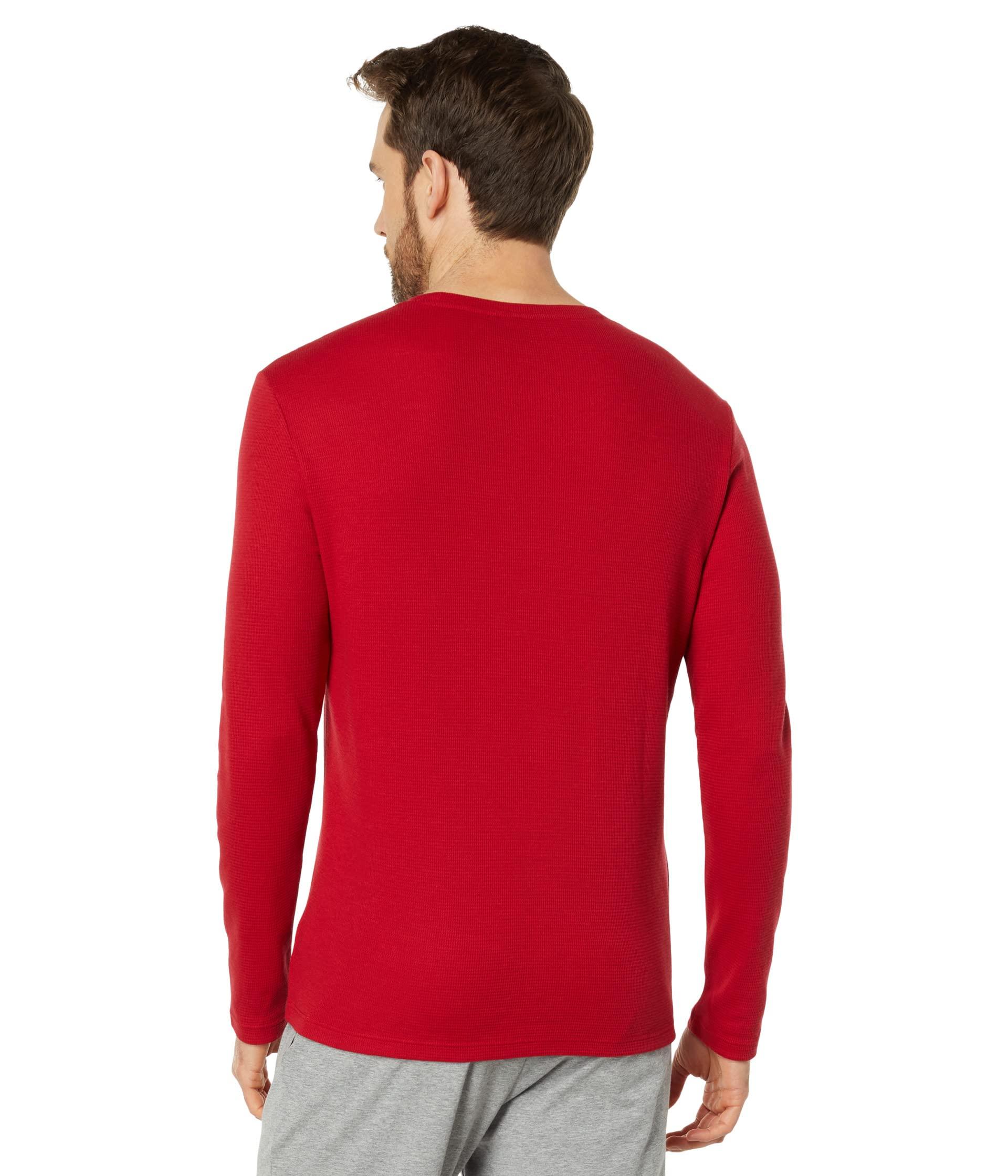 BOSS - Slim-fit long-sleeved T-shirt in waffle cotton