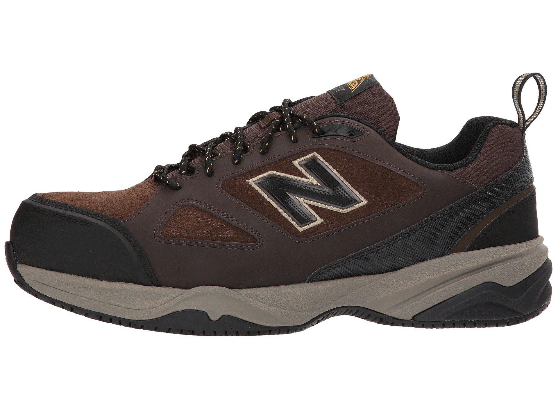 New Balance Steel Toe 627 V2 Industrial Shoe in Brown for Men | Lyst