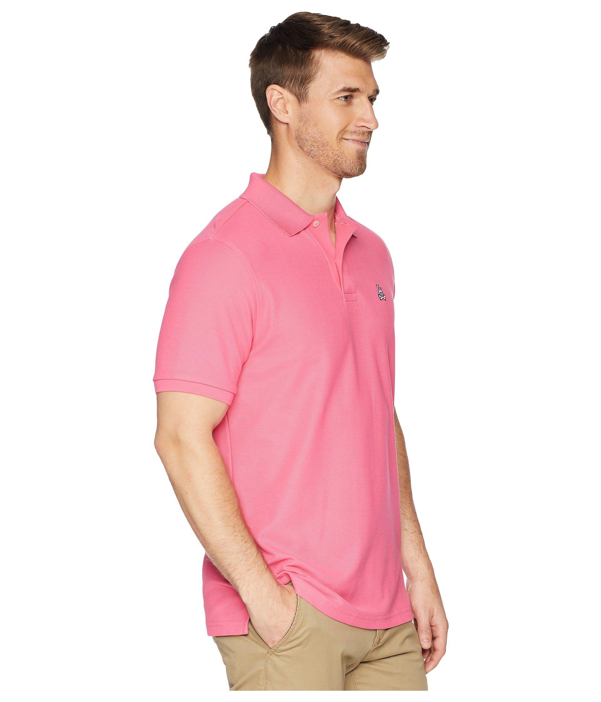 Psycho Bunny Mens Classic Polo Fashion Colors