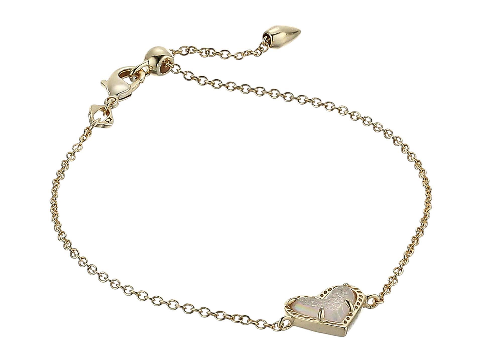 Kendra Scott Ari Heart Delicate Chain Bracelet in Gold (Metallic) - Lyst