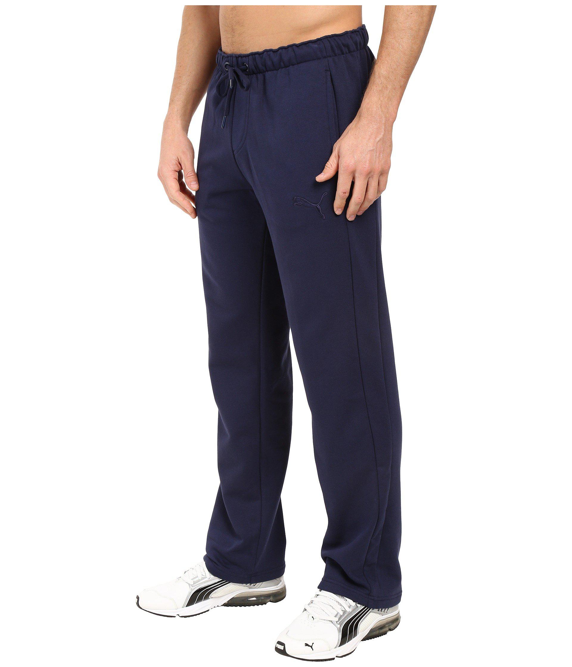 puma men's p48 core pants fleece