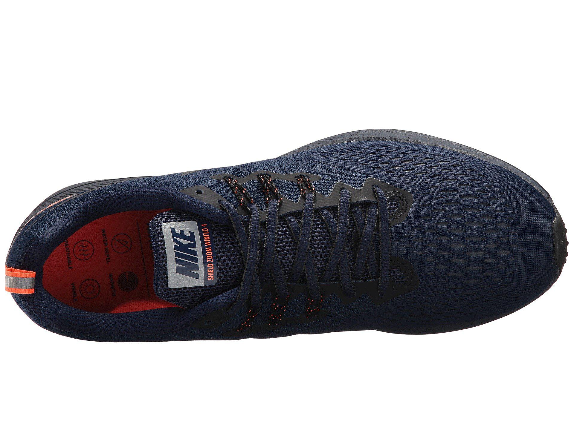 Nike Rubber Air Zoom Winflo 4 Shield in Blue for Men - Lyst