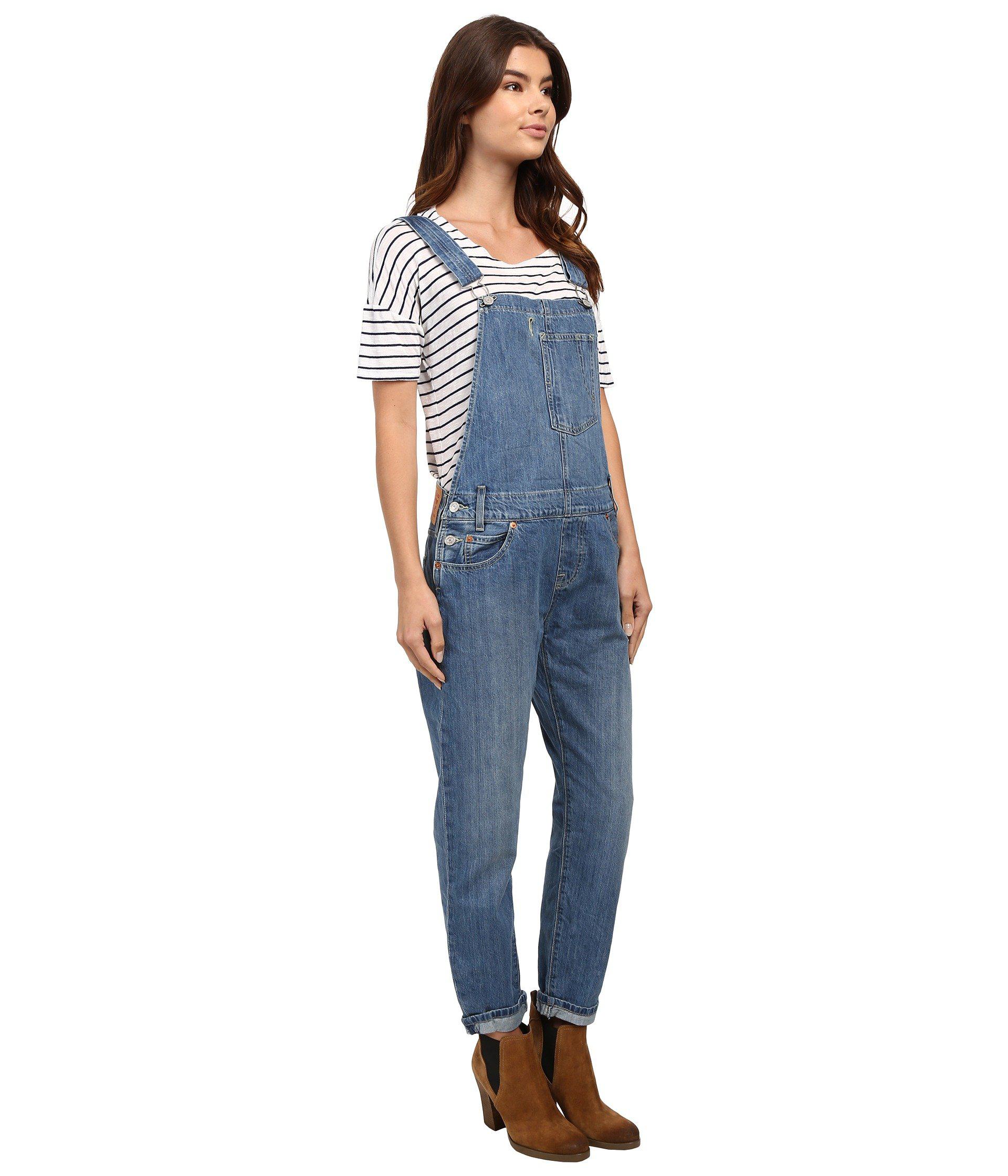 Levi's Denim Heritage Overalls in Blue 