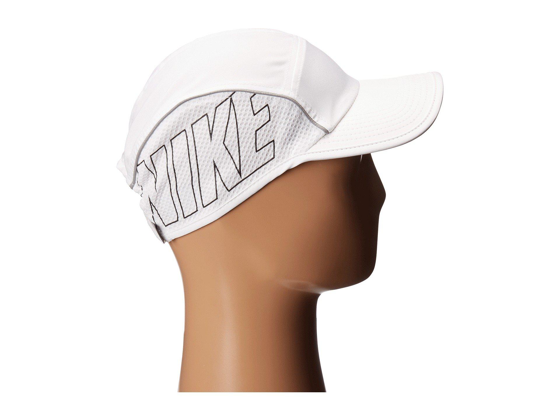 Nike Synthetic Aerobill Aw84 Running Cap in White/White/Black (White) for  Men | Lyst