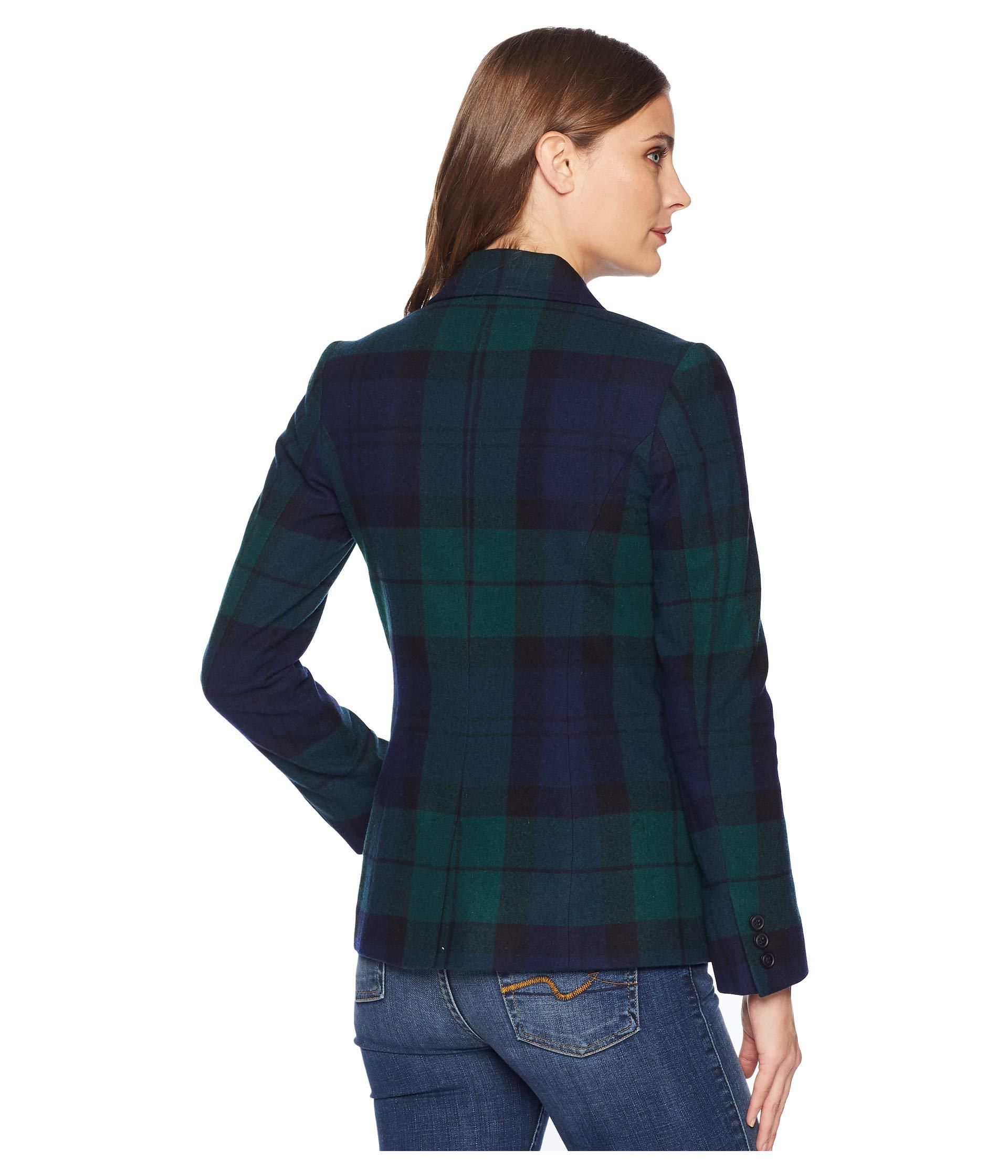 pendleton plaid blazer