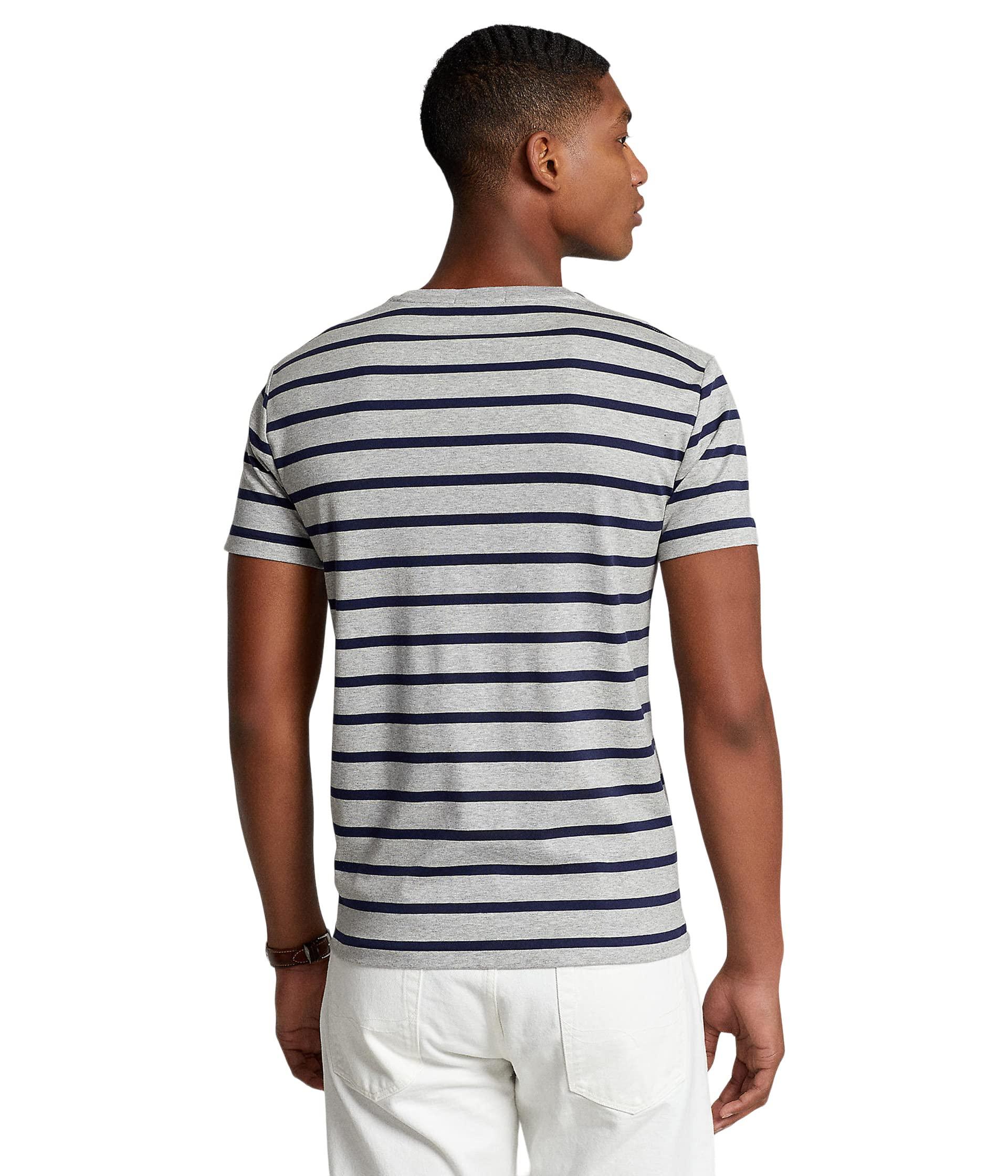 Polo Ralph Lauren Classic Fit Soft Cotton Crew Neck T-shirt in Blue for Men  | Lyst