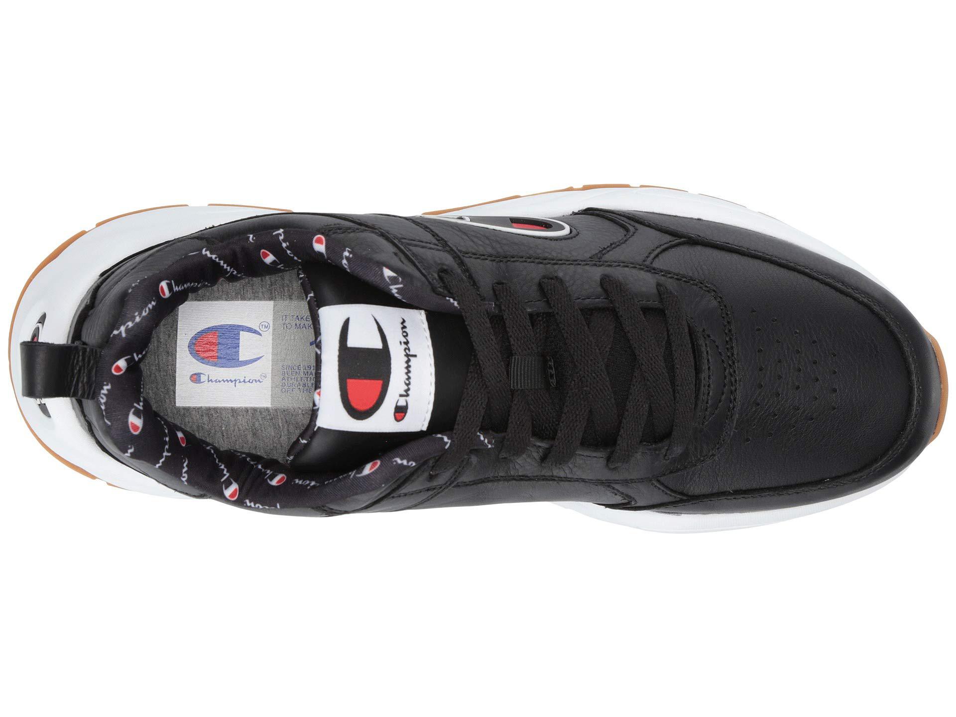 champion men's 93 eighteen big c black & white shoes