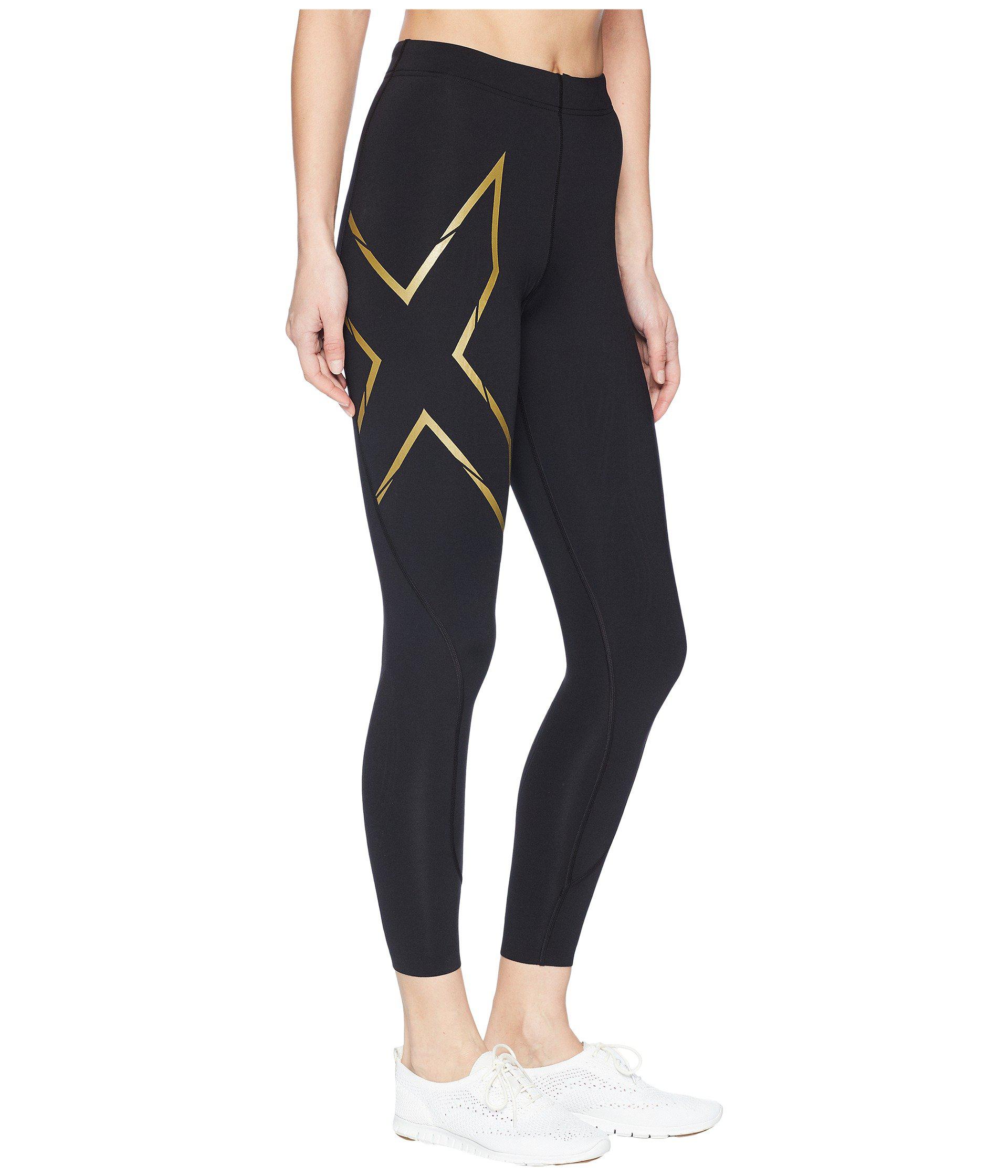 2xu gold compression tights