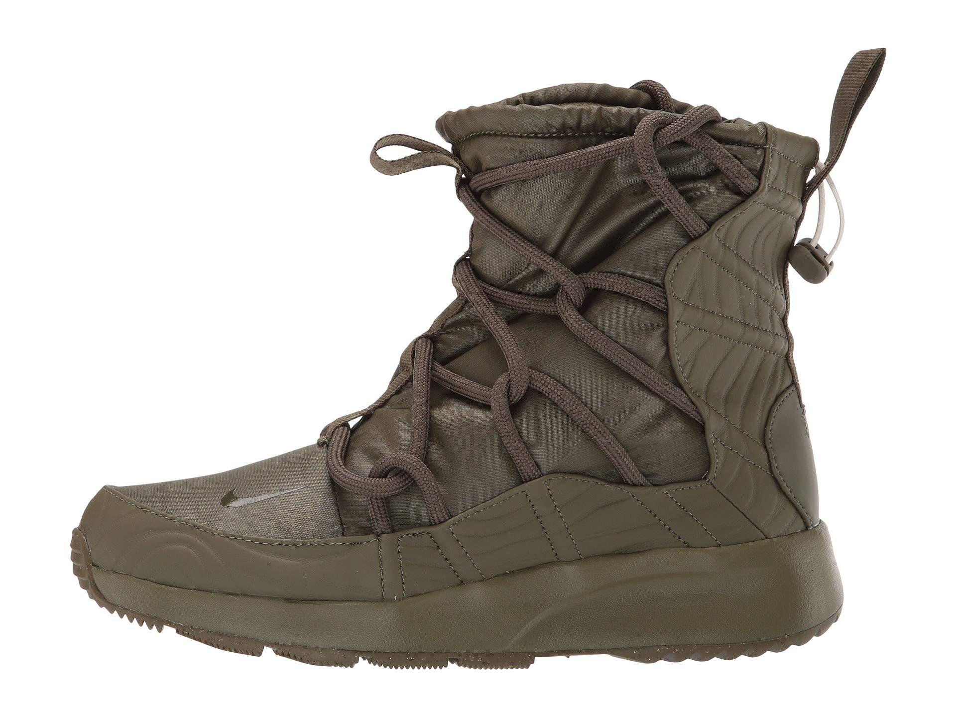 nike women's tanjun olive green