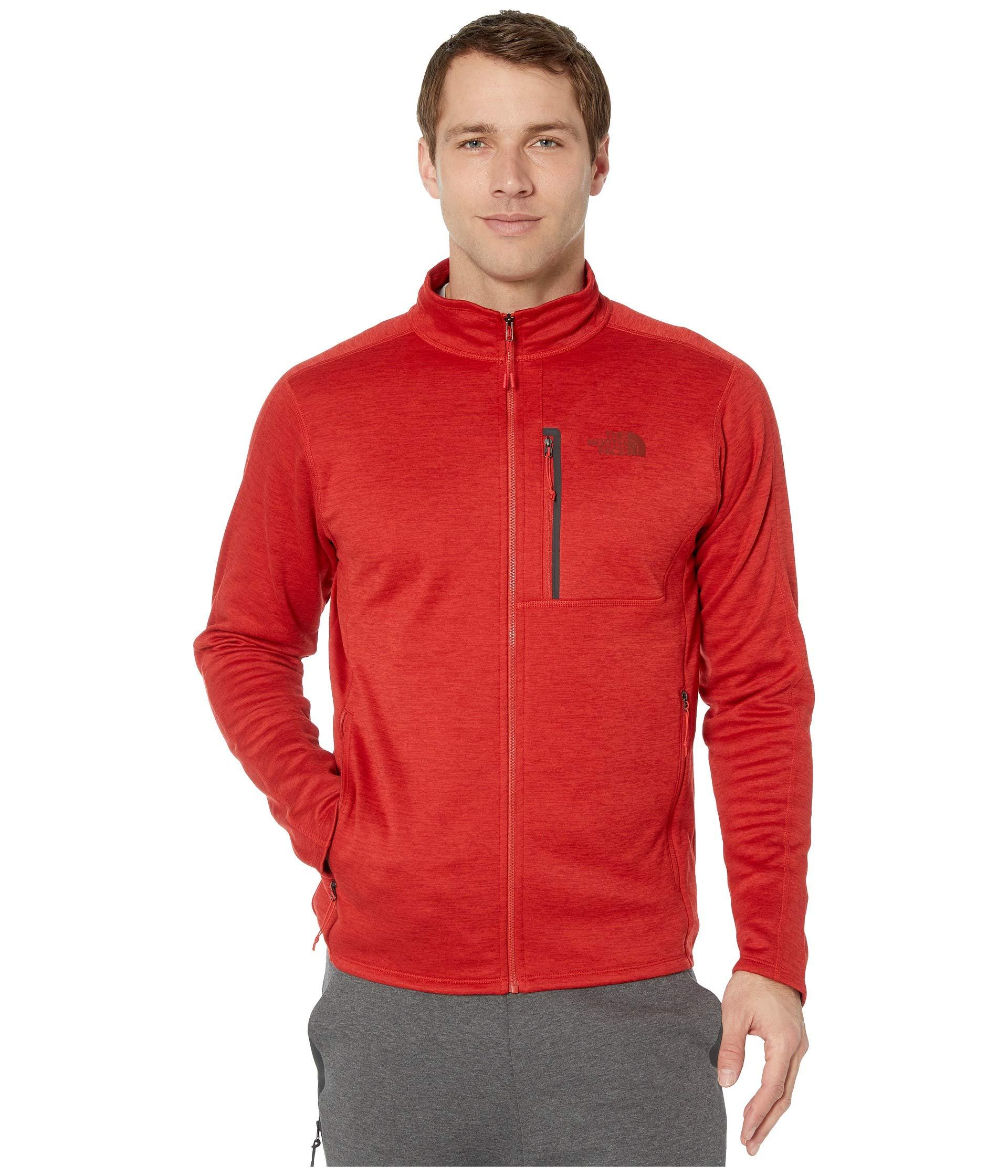 The North Face Fleece Canyonlands Full Zip in Red for Men - Lyst