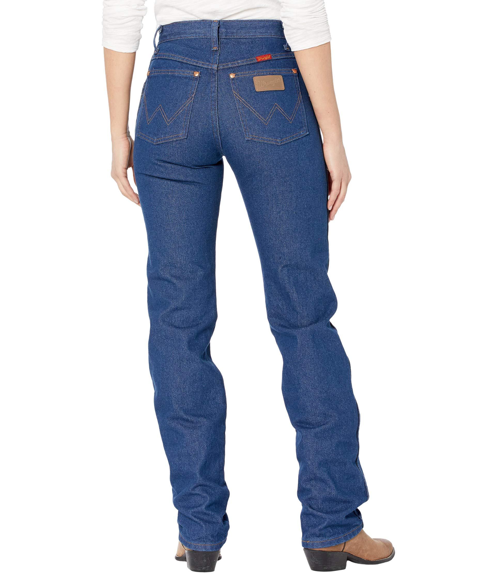 Wrangler Cotton Cowboy Cut Slim Fit Natural Waist Jean in Blue - Lyst