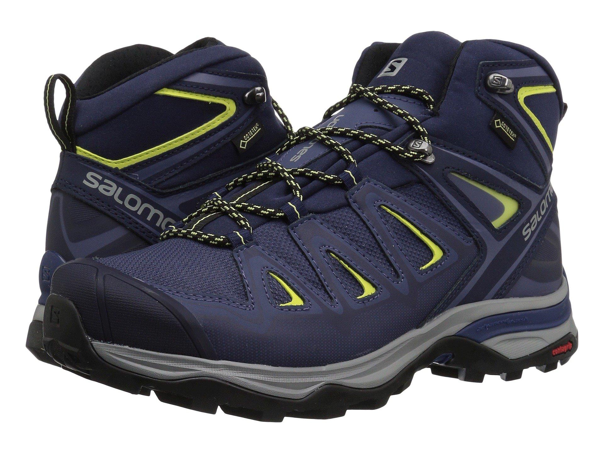 Salomon Rubber X Ultra 3 Mid Gtx Wide Hiking Boot in Blue Save 25 Lyst