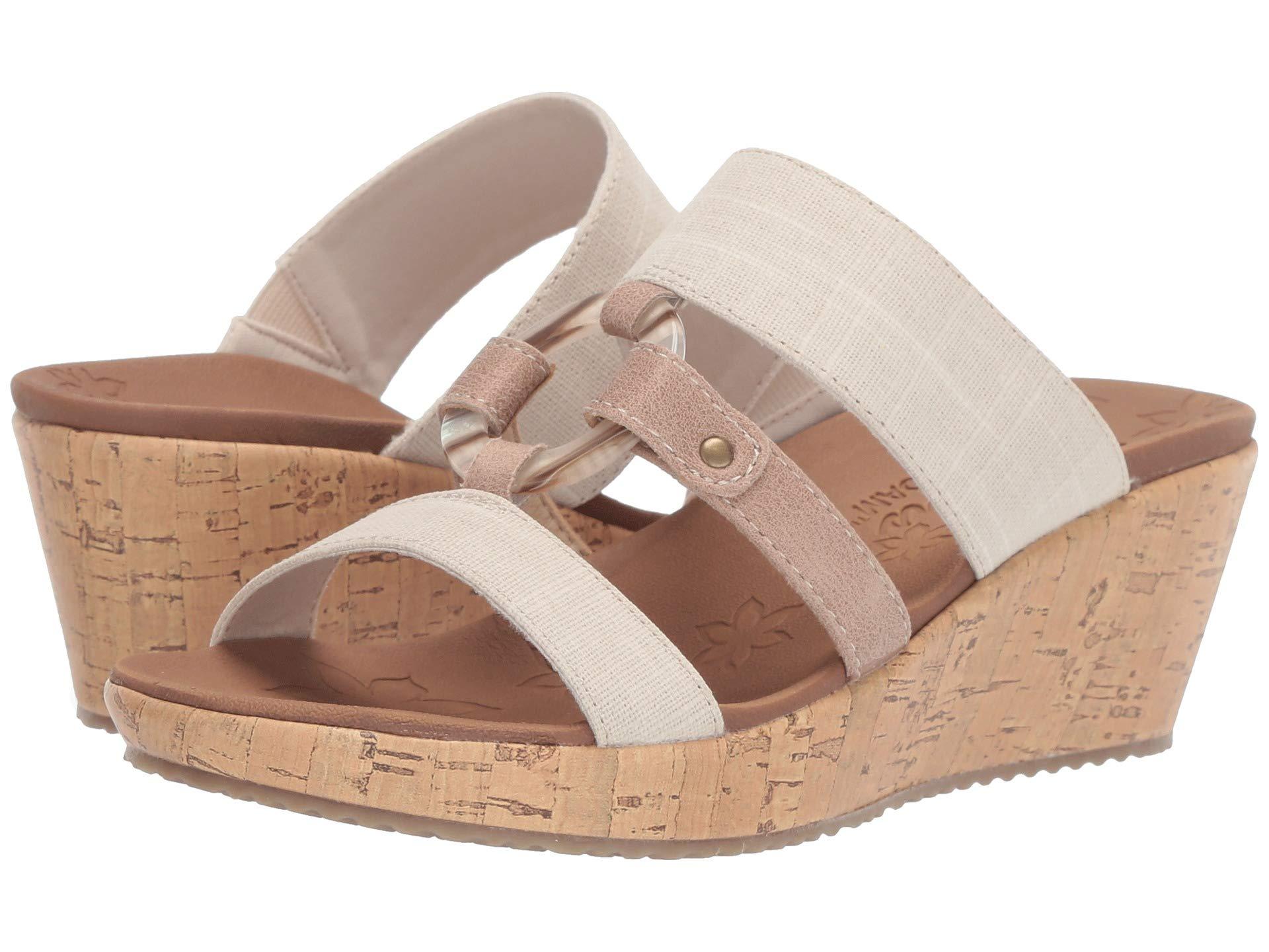 Skechers Women's Beverlee - Sail Away in 2022 | Wedge sandals, Womens slides, Wedge heel sandals