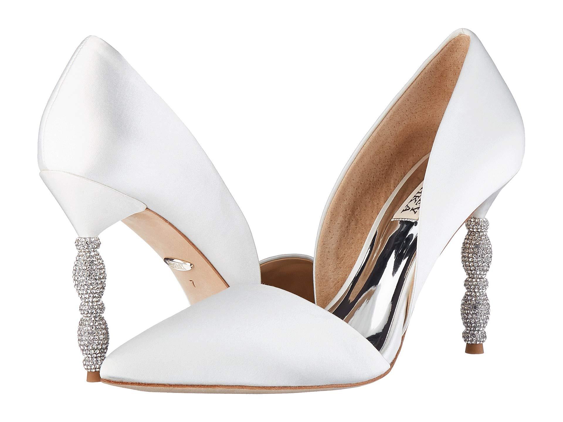 badgley mischka emily crystal heel