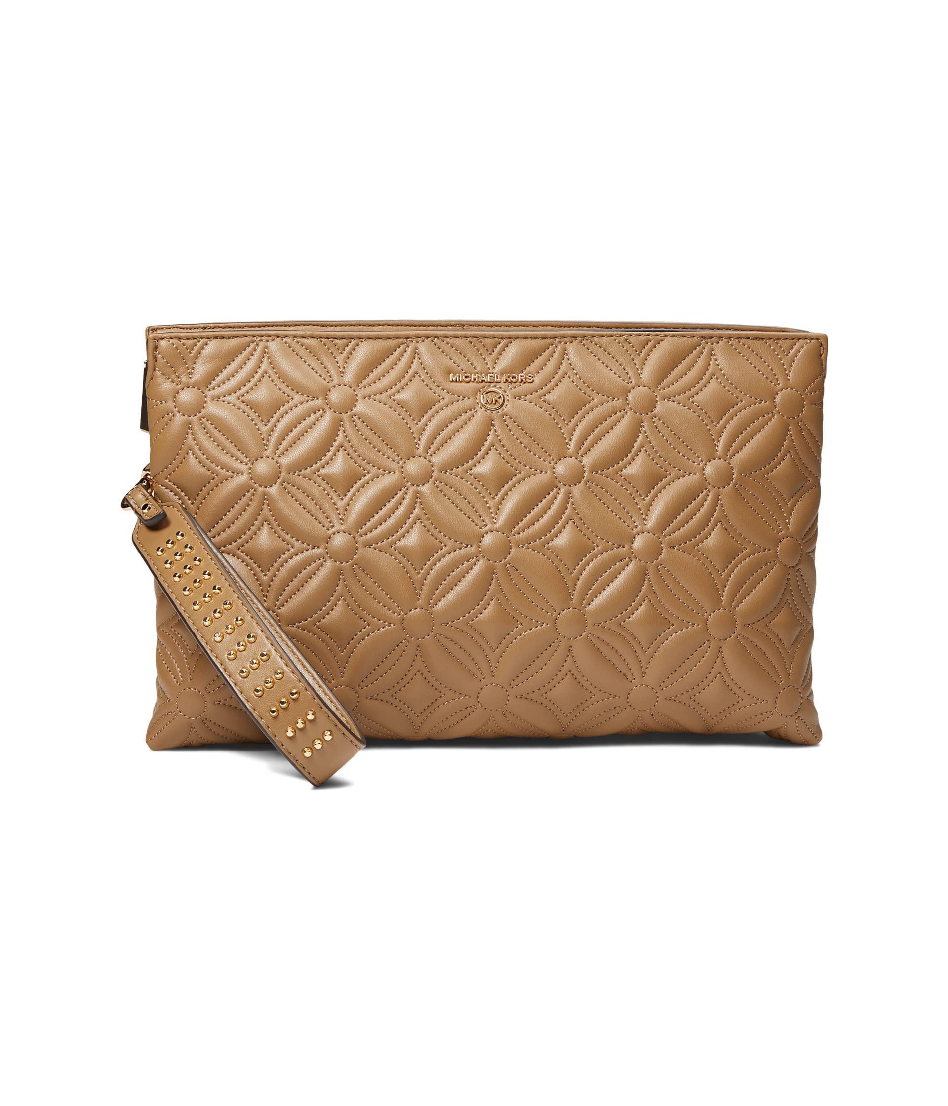 Double Pochette Jet Charm marrone