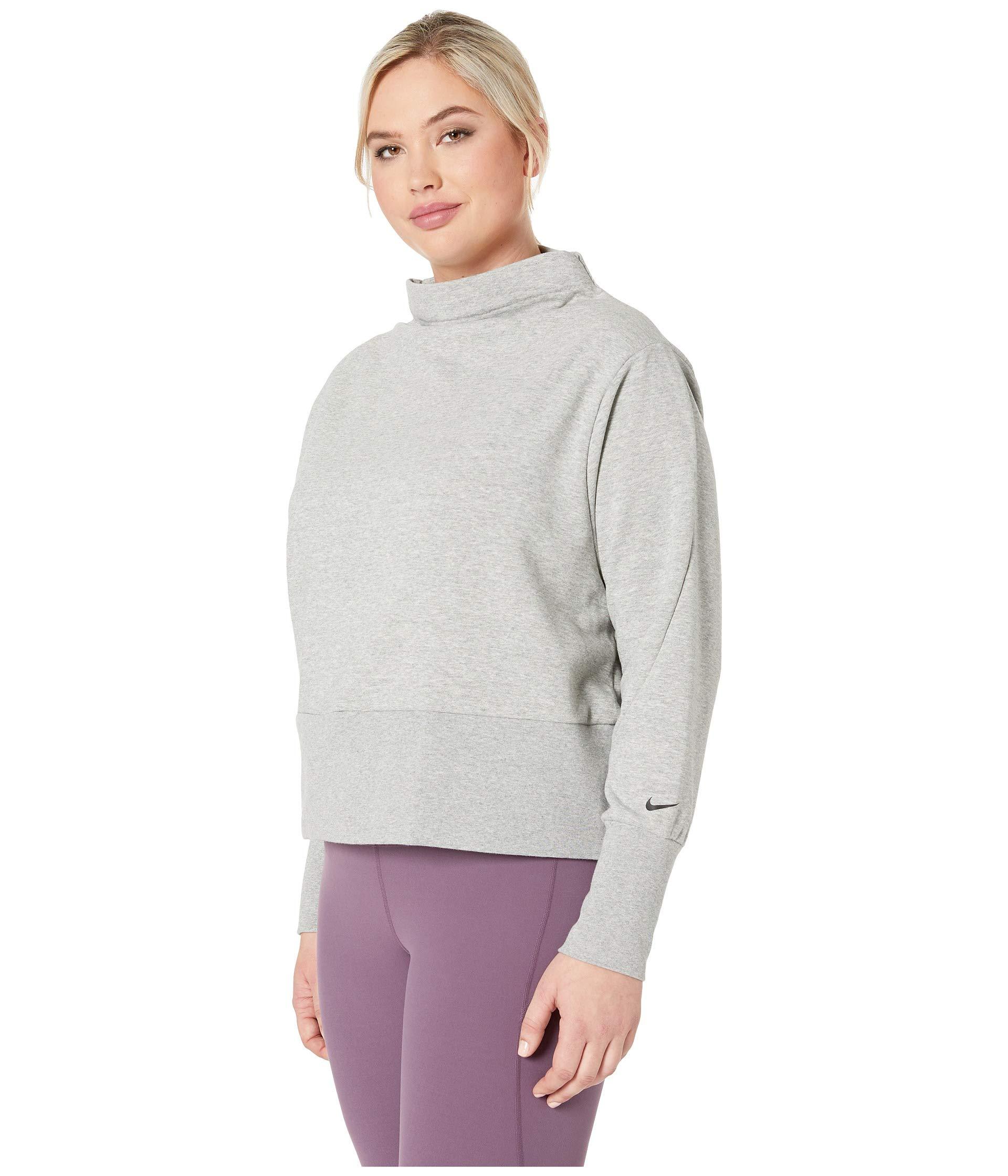 nike mock neck pullover