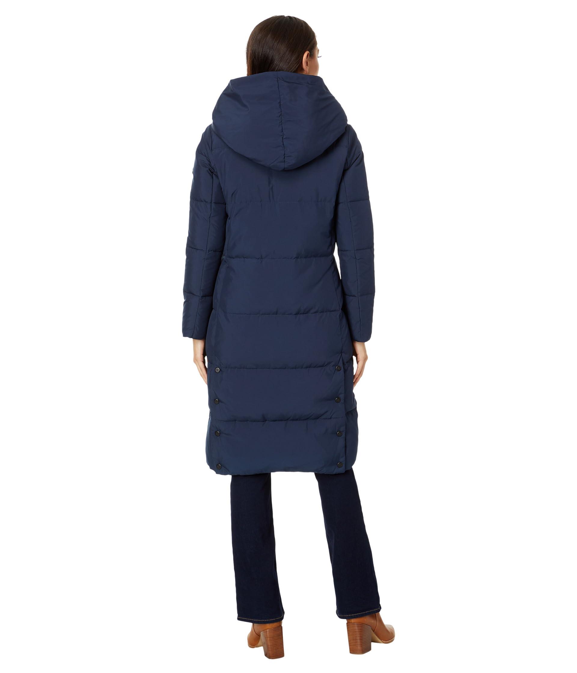 lauren ralph lauren pillow collar hooded puffer coat