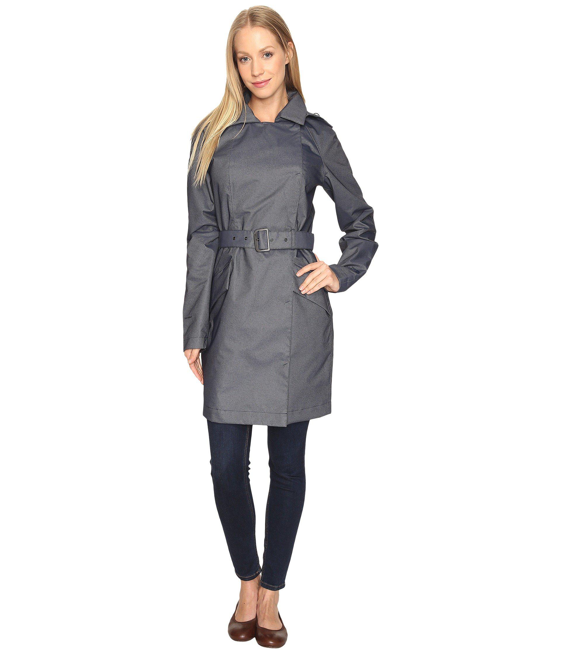 north face kadin trench