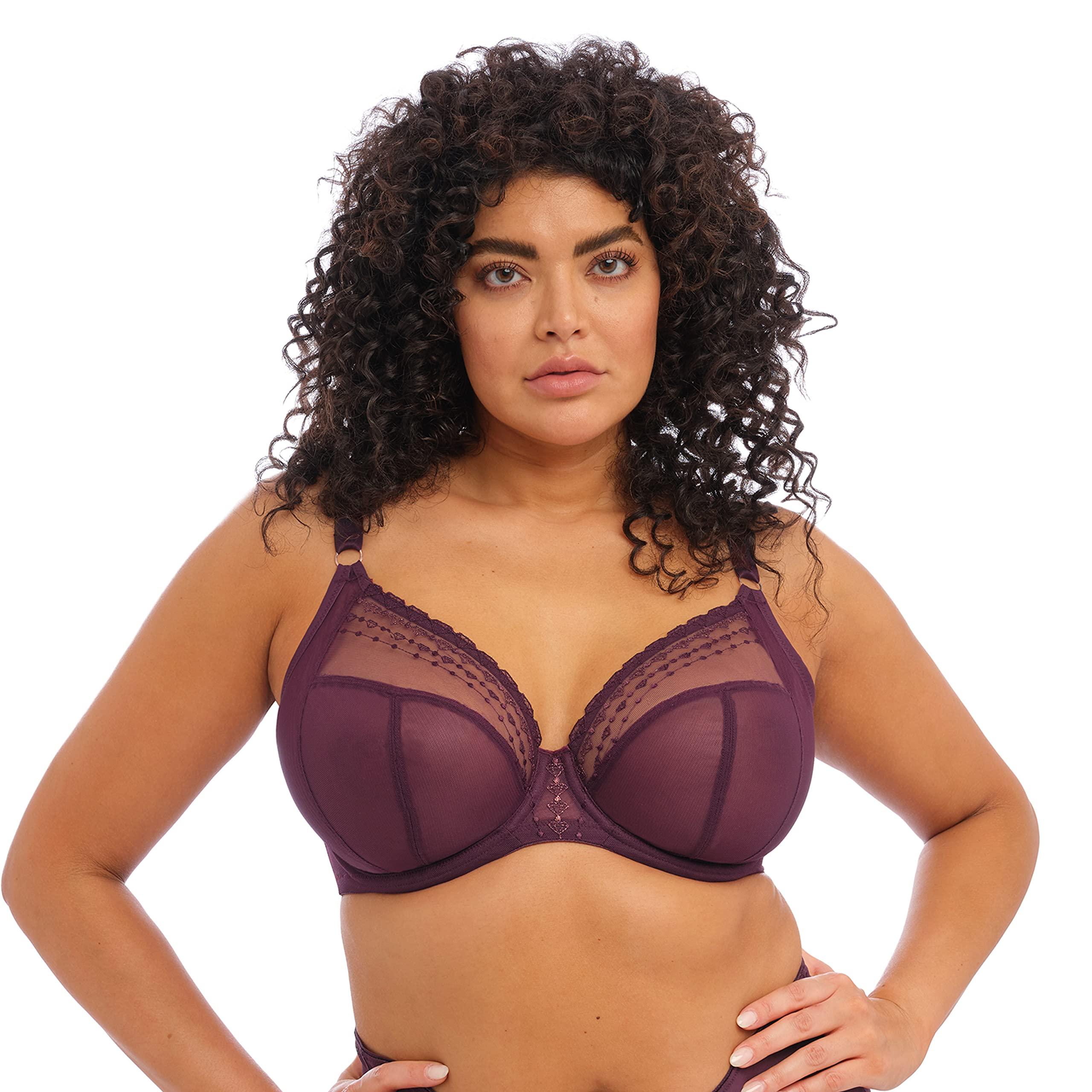 Elomi Matilda Underwire Plunge Bra in Purple Lyst