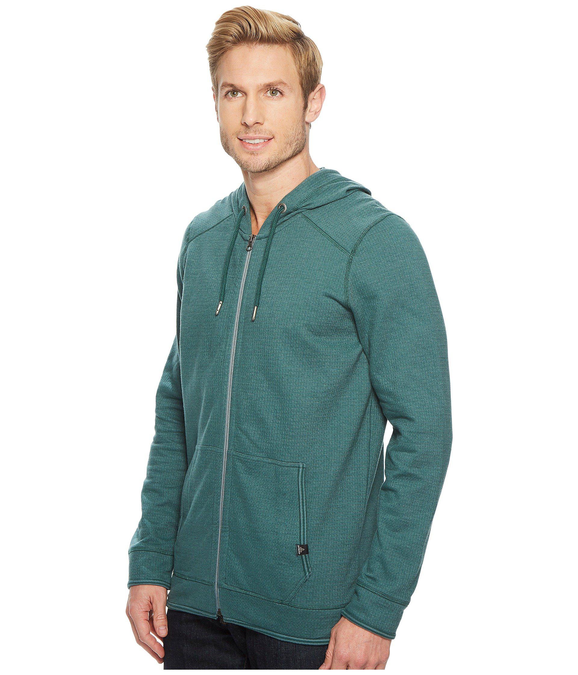 prana smith full zip hoodie