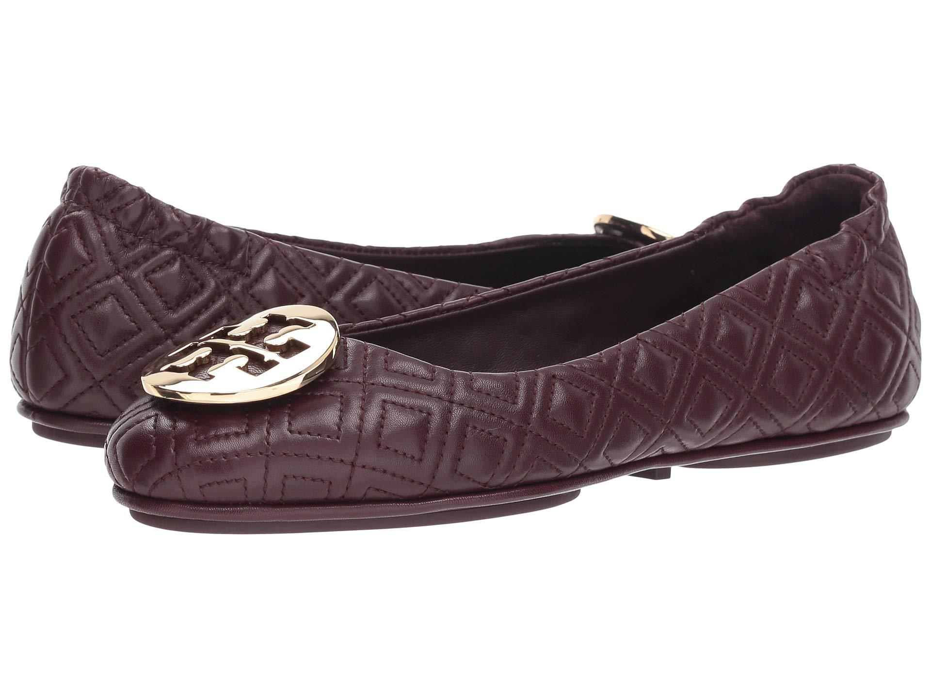quilted minnie flat tory burch