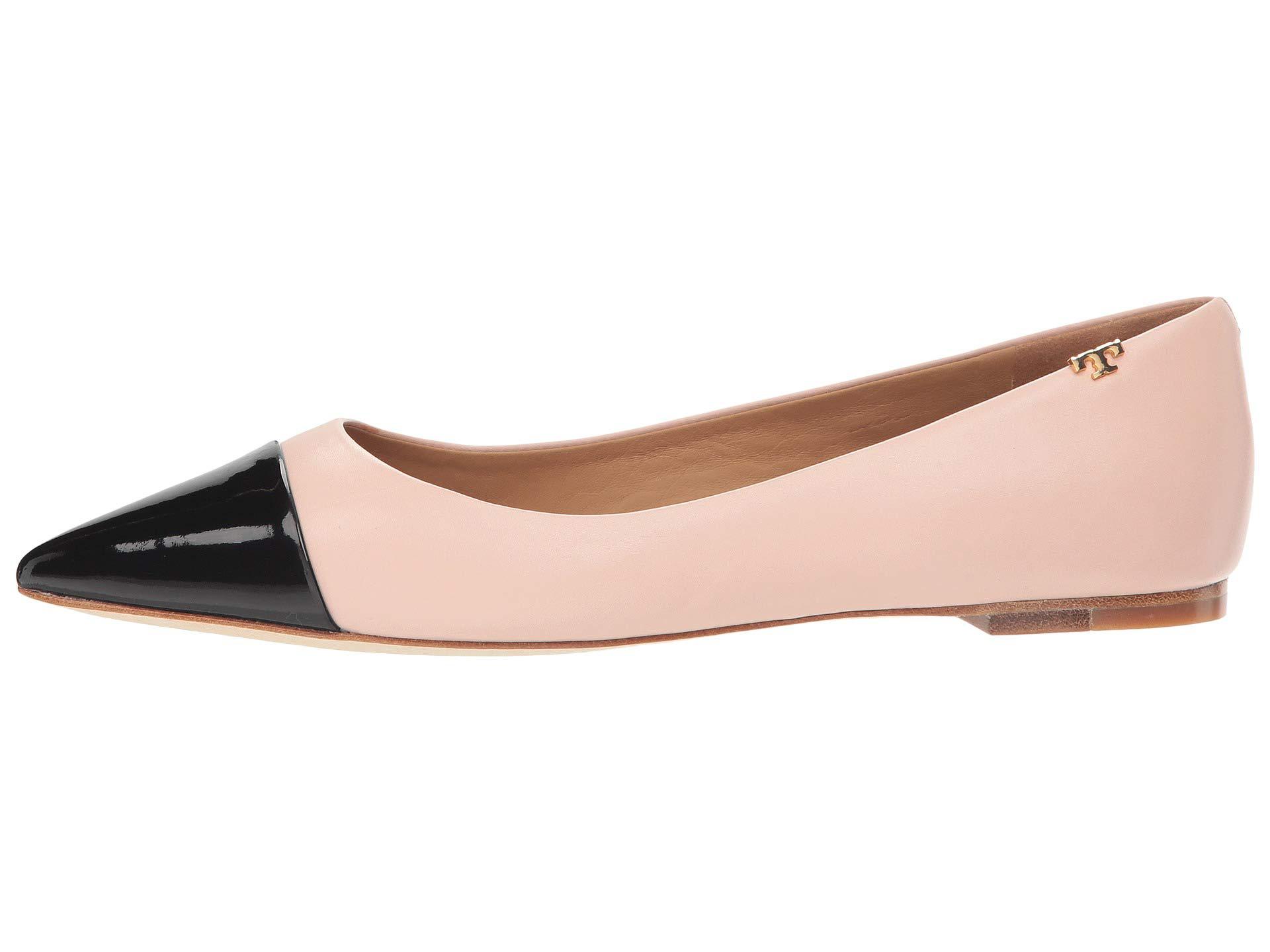 tory burch penelope cap toe flat