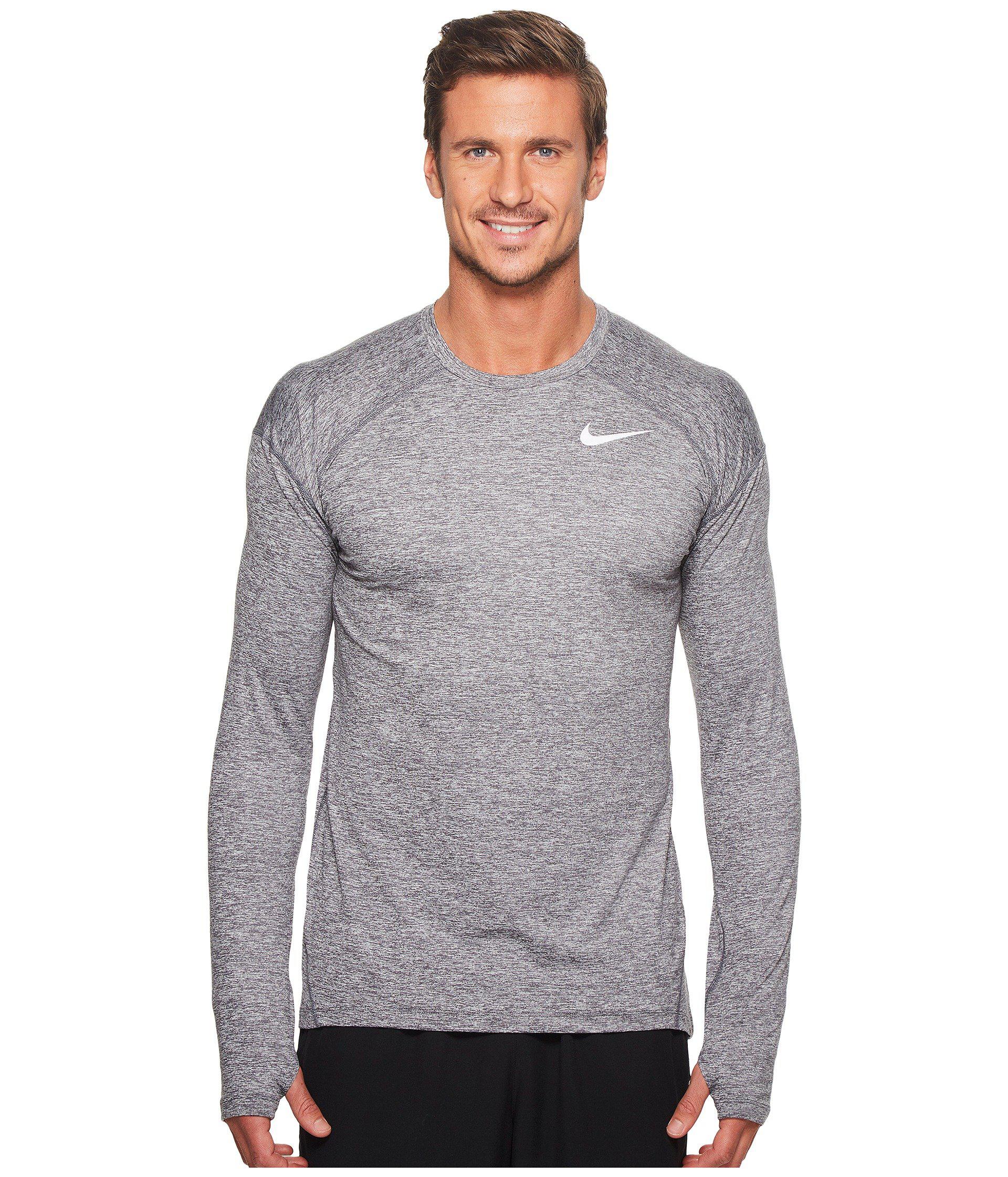 nike element long sleeve running top