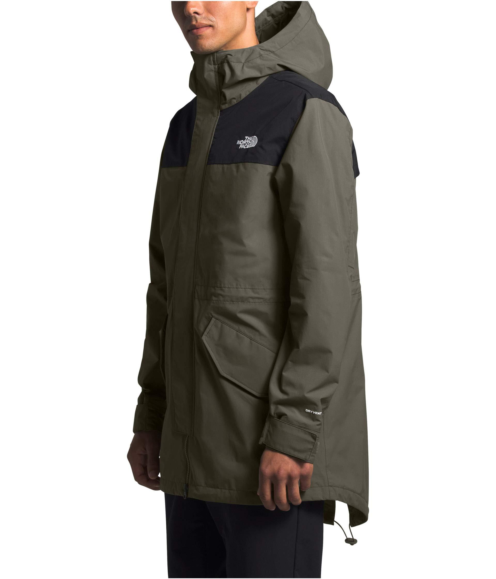 The North Face Synthetic City Breeze Rain Parka in Taupe (Green) for