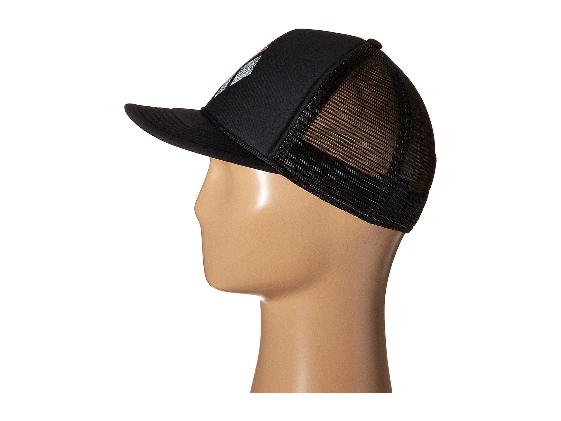black diamond flat bill trucker hat