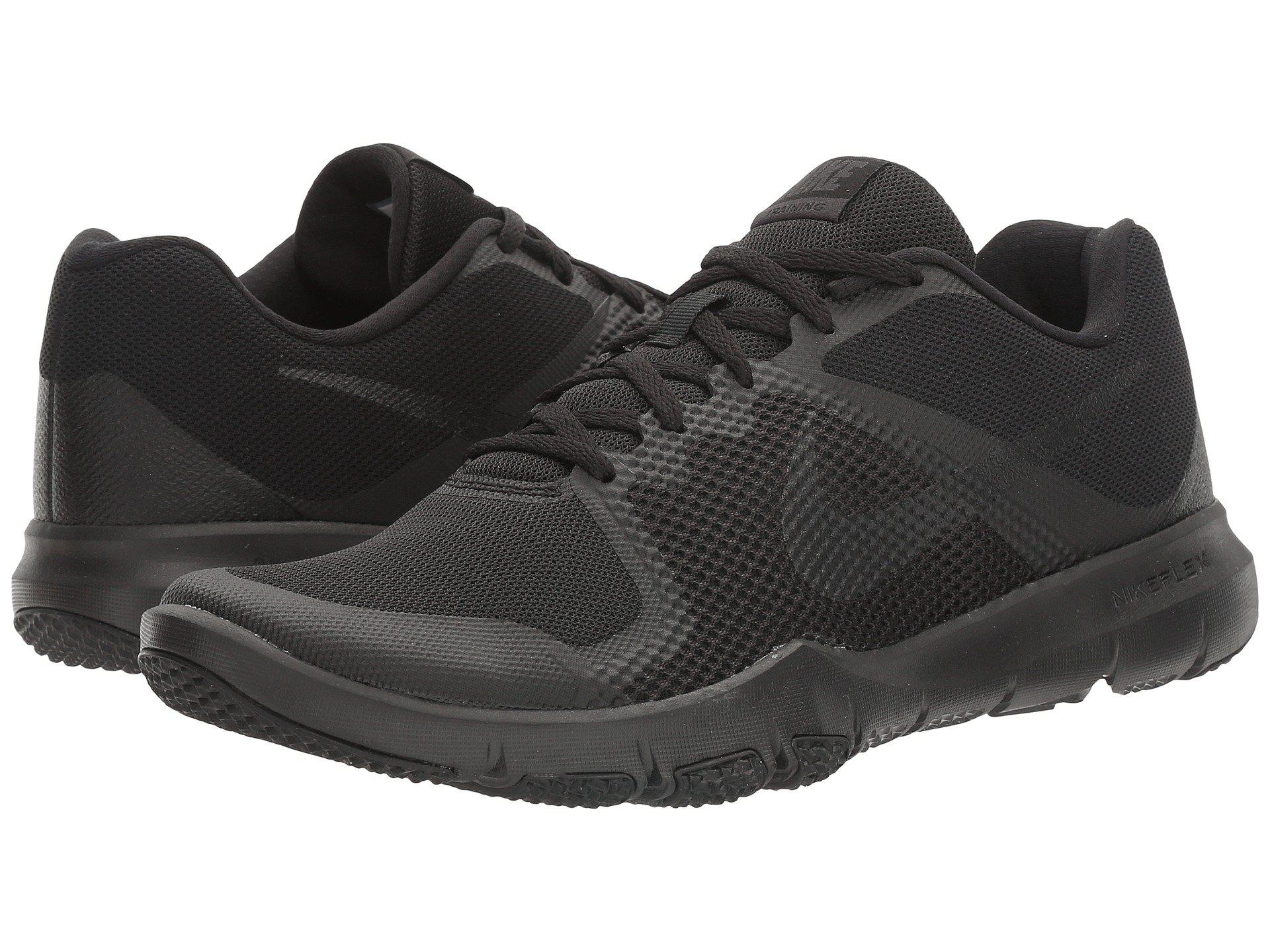 men black flex control ii training shoes