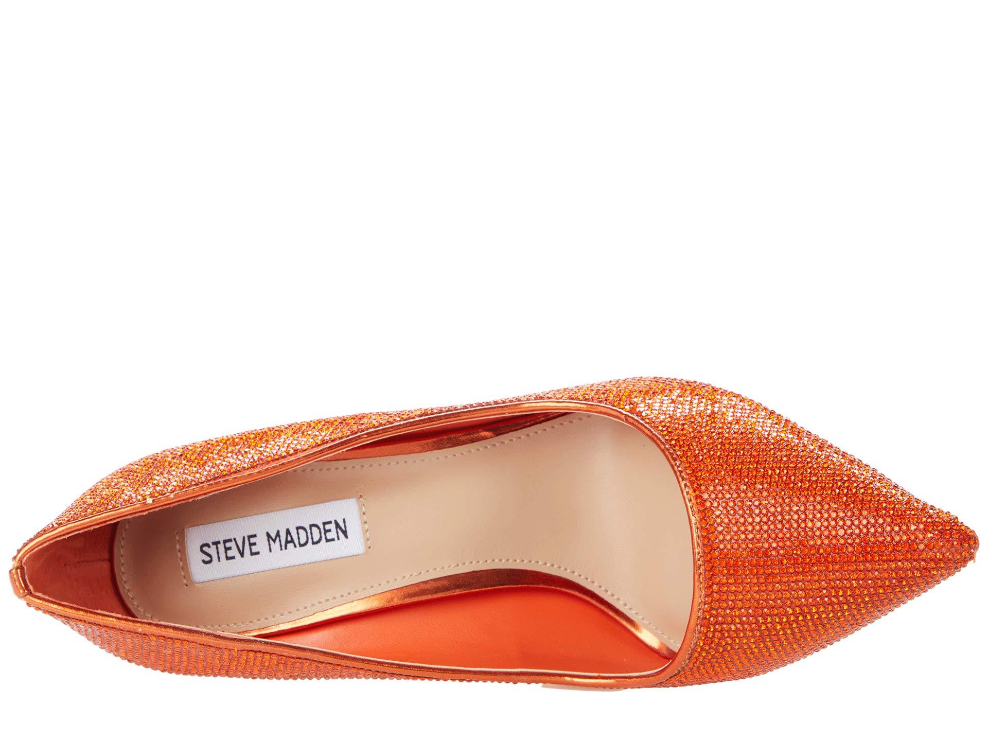 Steve Madden Vivacious Pump Shoes in Orange | Lyst