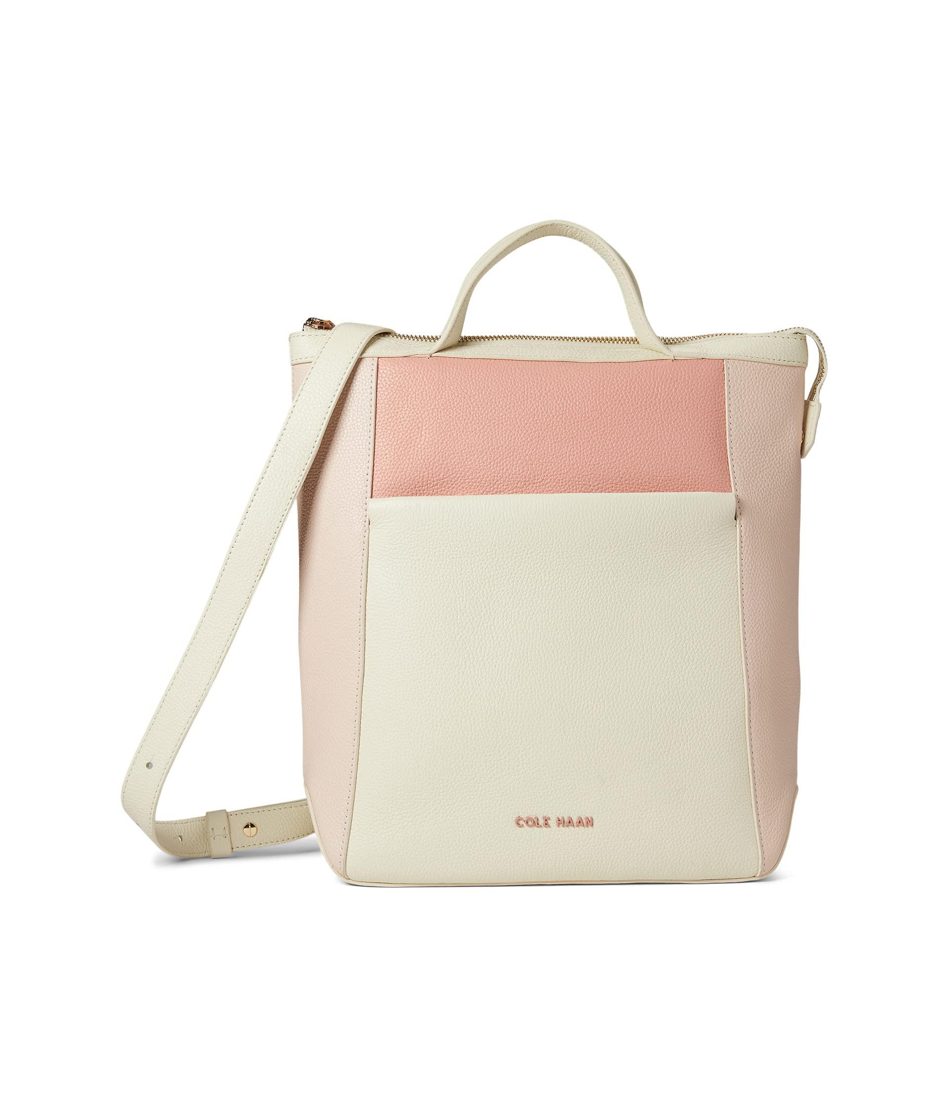 Cole Haan Grand Ambition Convertible Luxe Backpack in Natural