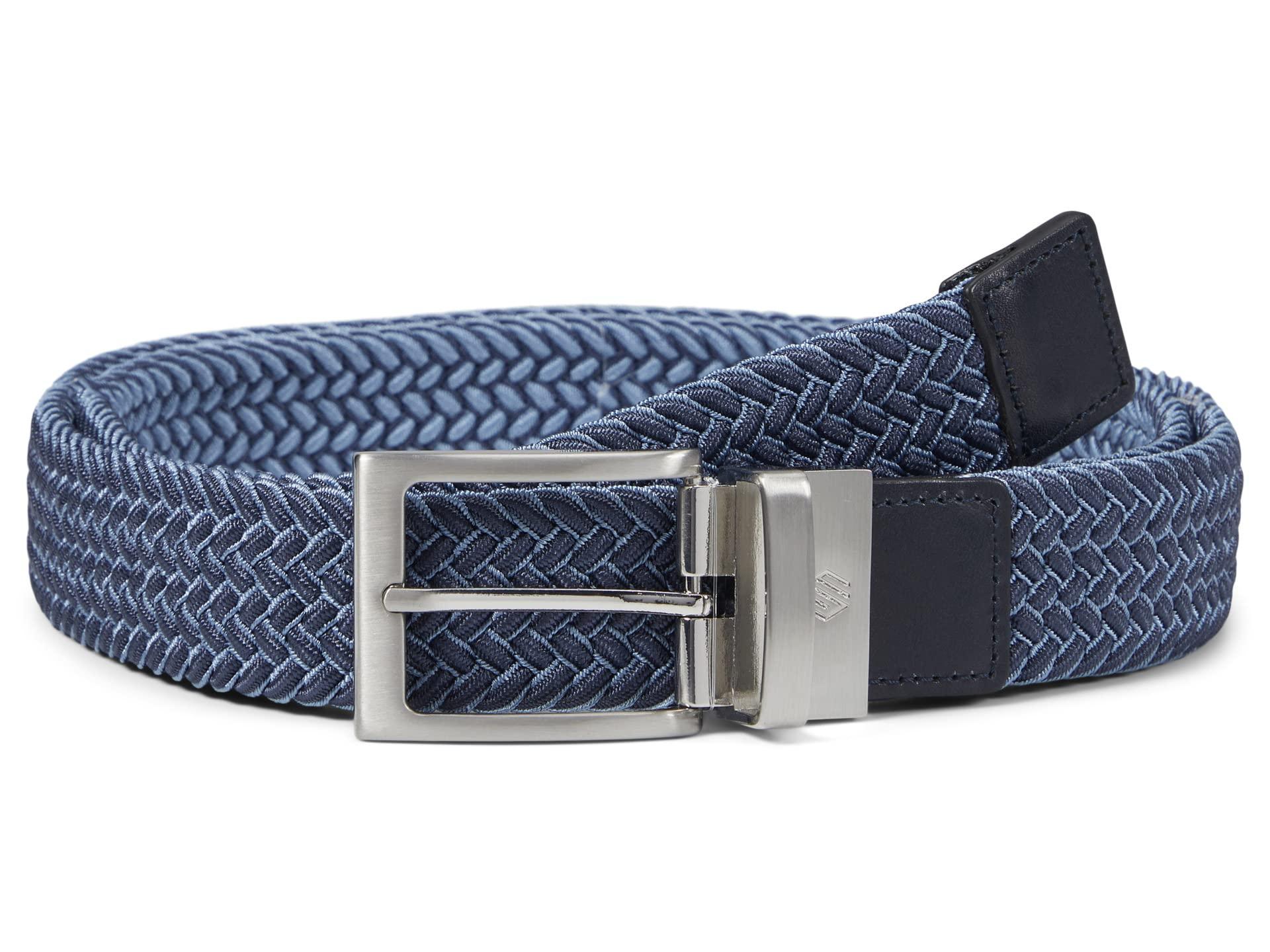 Johnston & Murphy Reversible Woven Stretch Belt in Blue for Men | Lyst