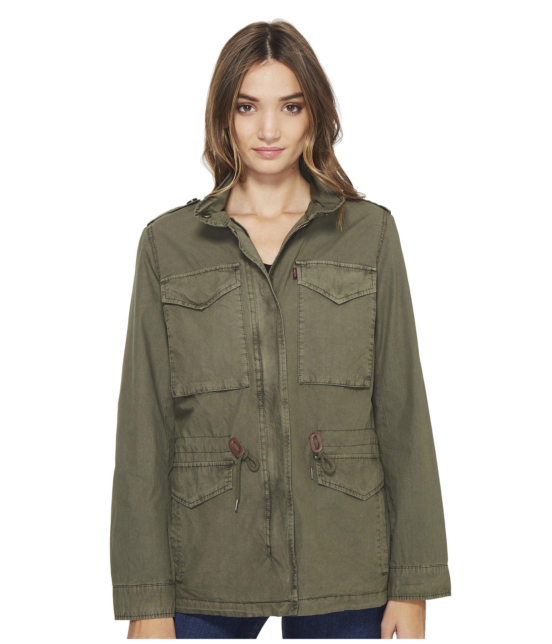 Levi's Levi's(r) Utility Jacket (army) Women's Coat in Green