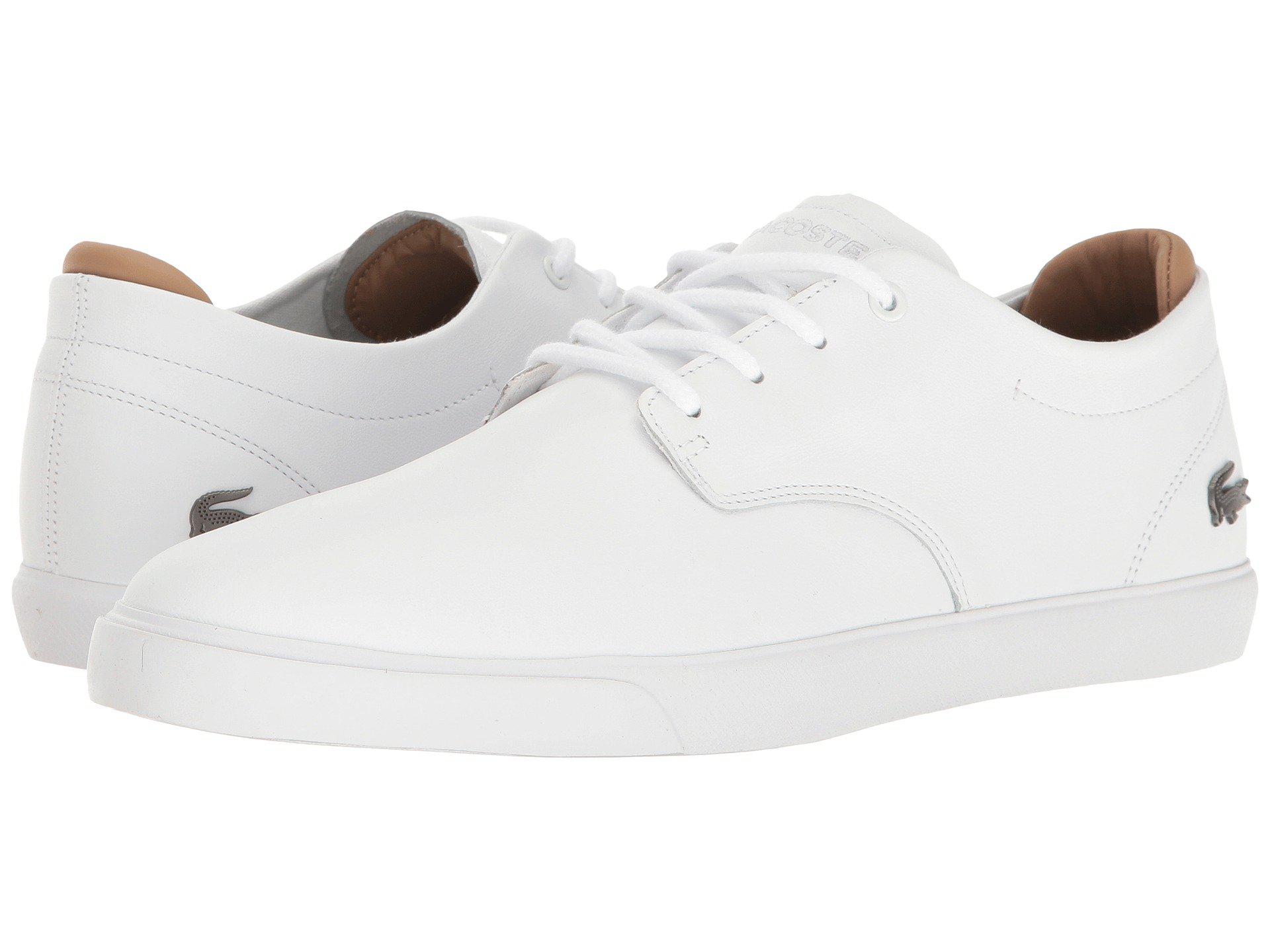 Lacoste Leather Espere 117 1 Cam in White for Men - Lyst