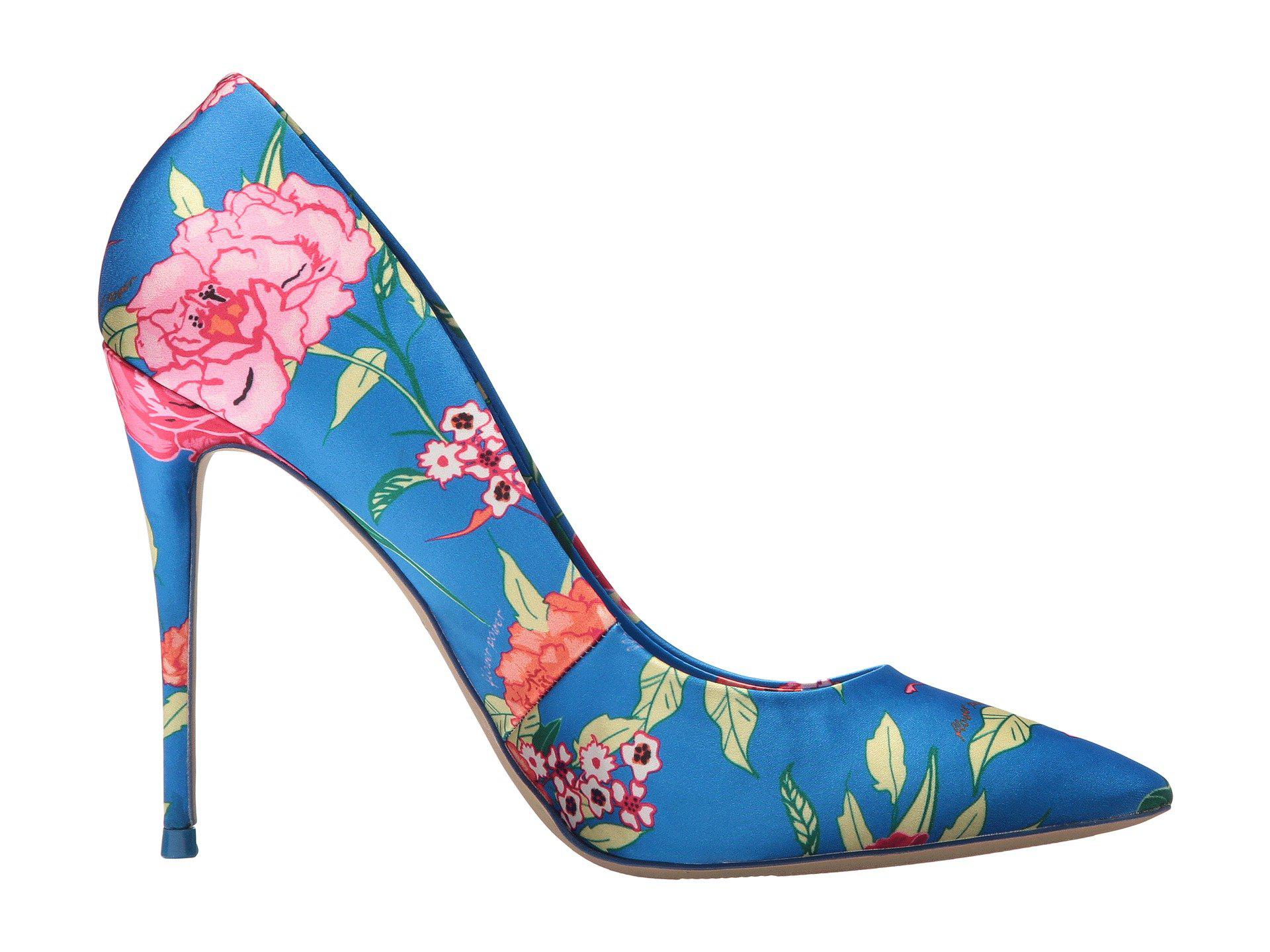ALDO Satin Stessyf Heeled Shoes in Blue - Lyst