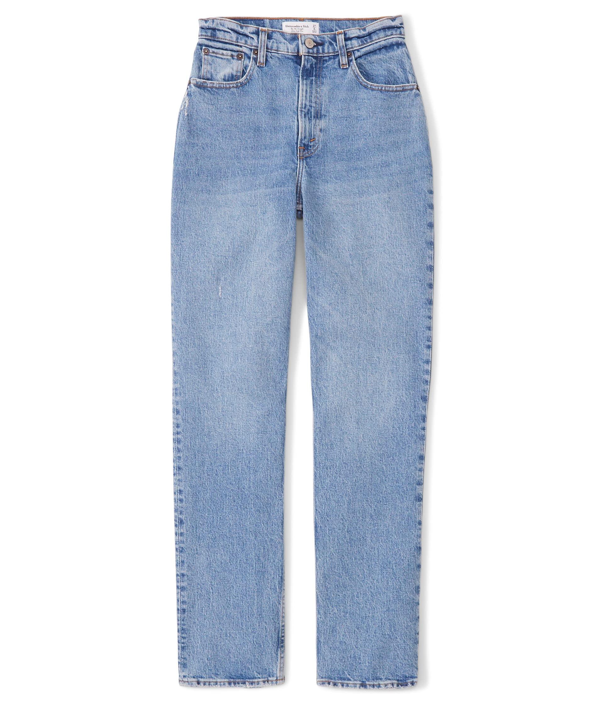 Abercrombie & Fitch Curve Love Update 90s Straight in Blue | Lyst