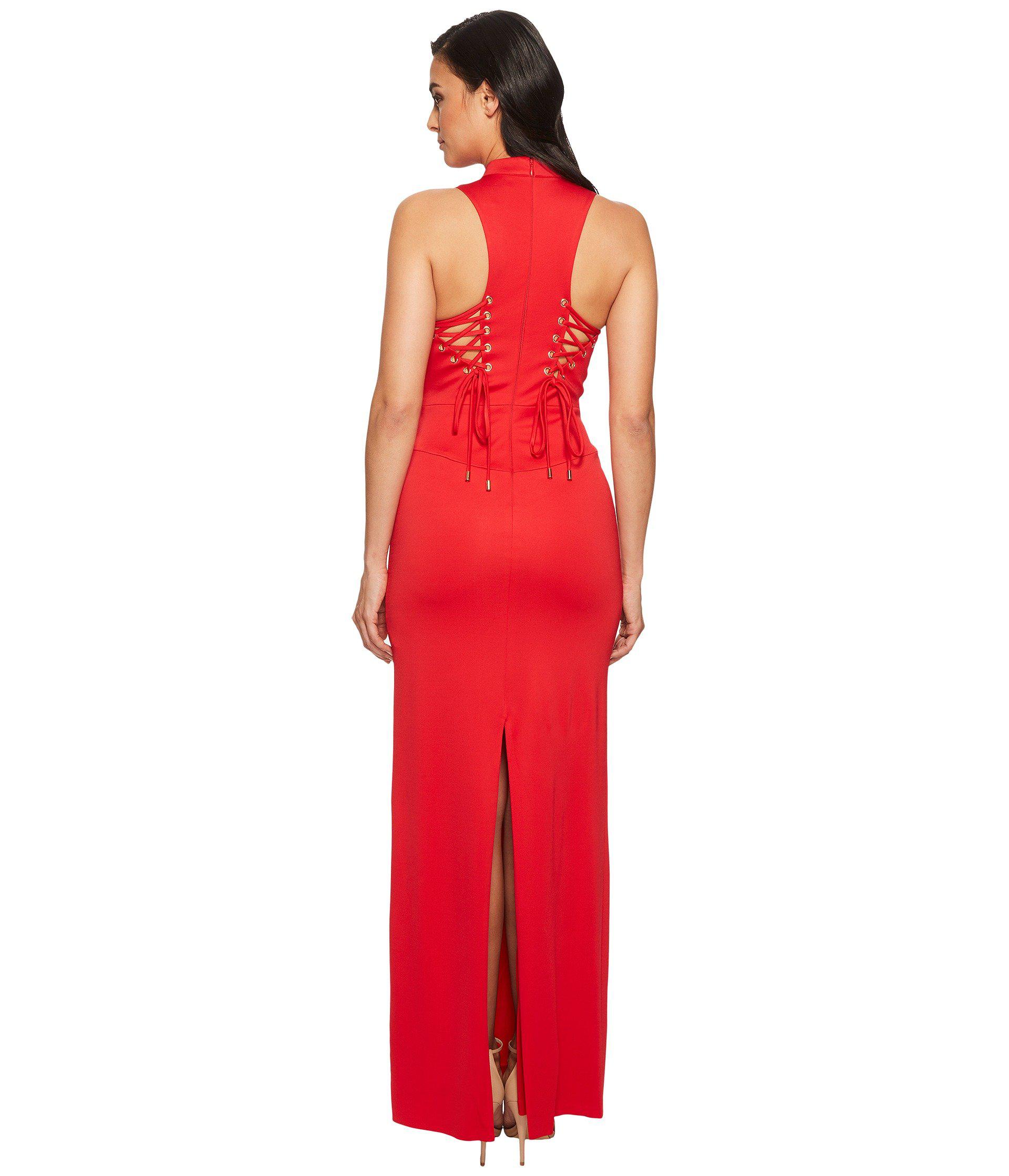 Download Adrianna Papell Synthetic Sleeveless Mock Neck With ...