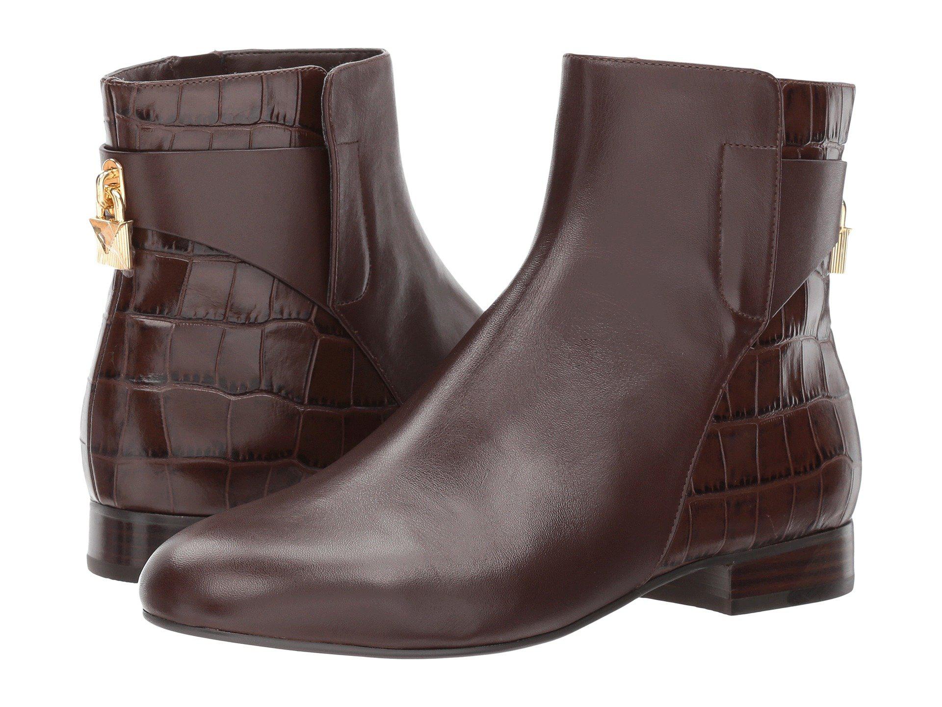 michael kors mira flat bootie