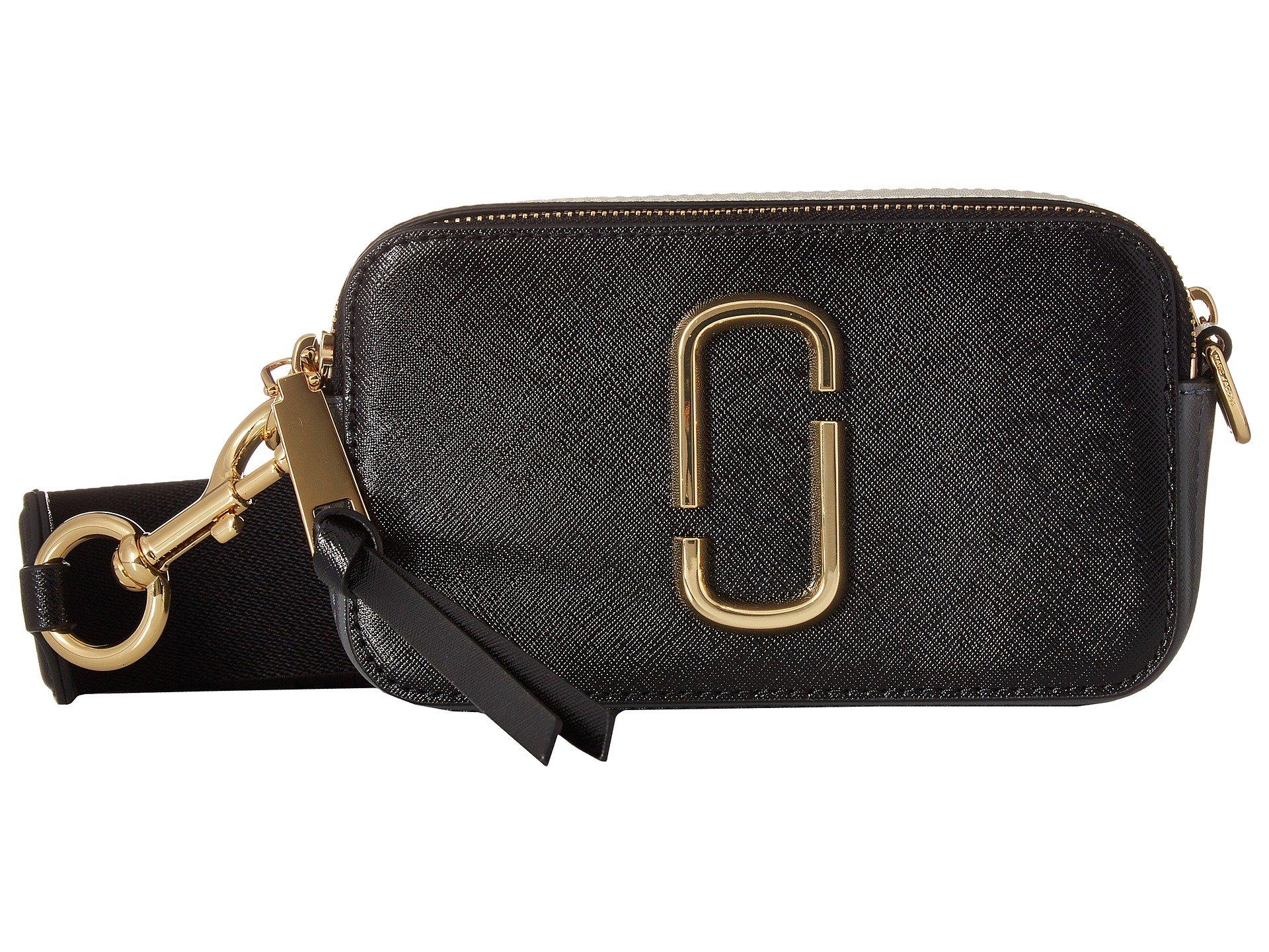 Marc Jacobs Leather Snapshot in Black - Lyst