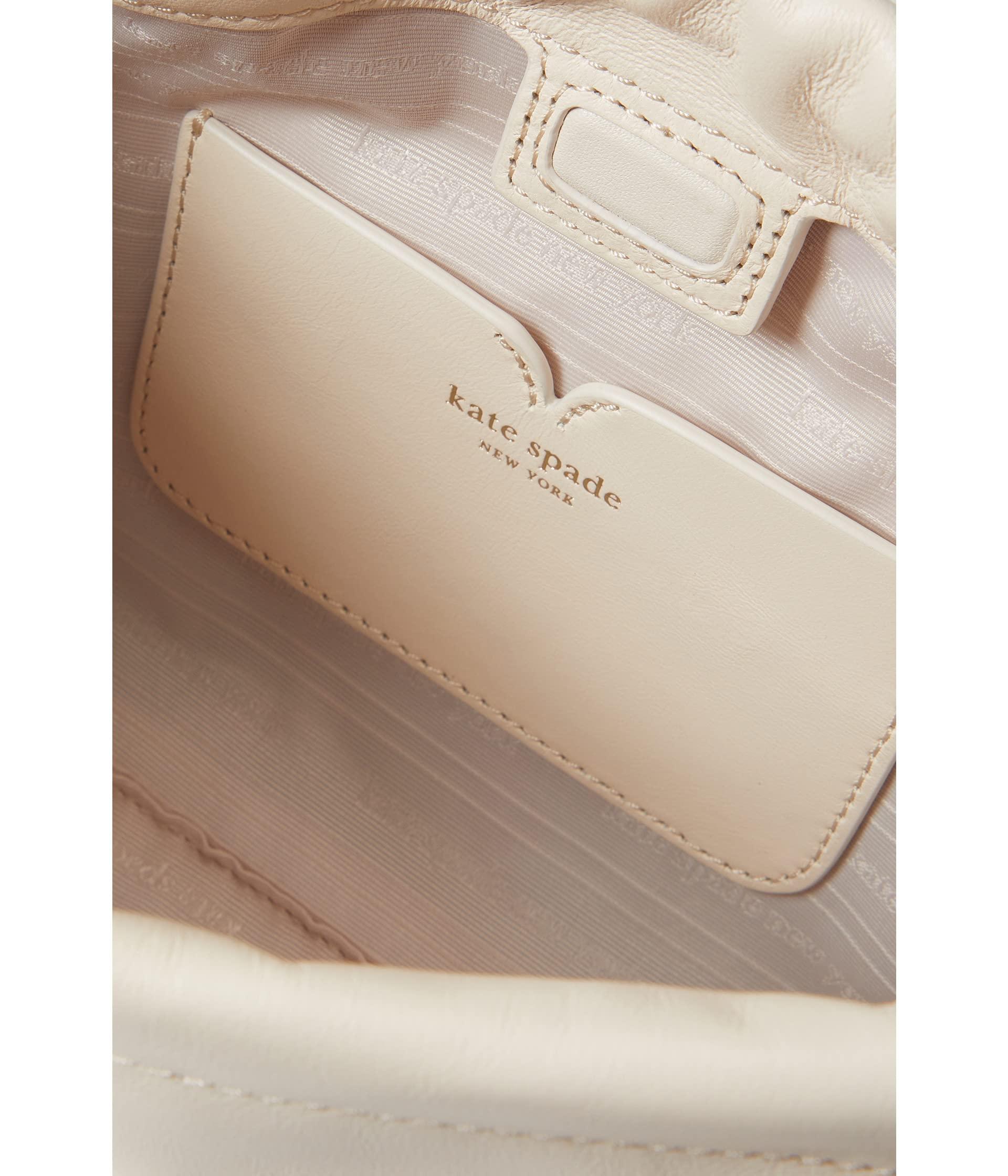 Kate Spade Meringue Smooth Nappa Leather Small Crossbody in White