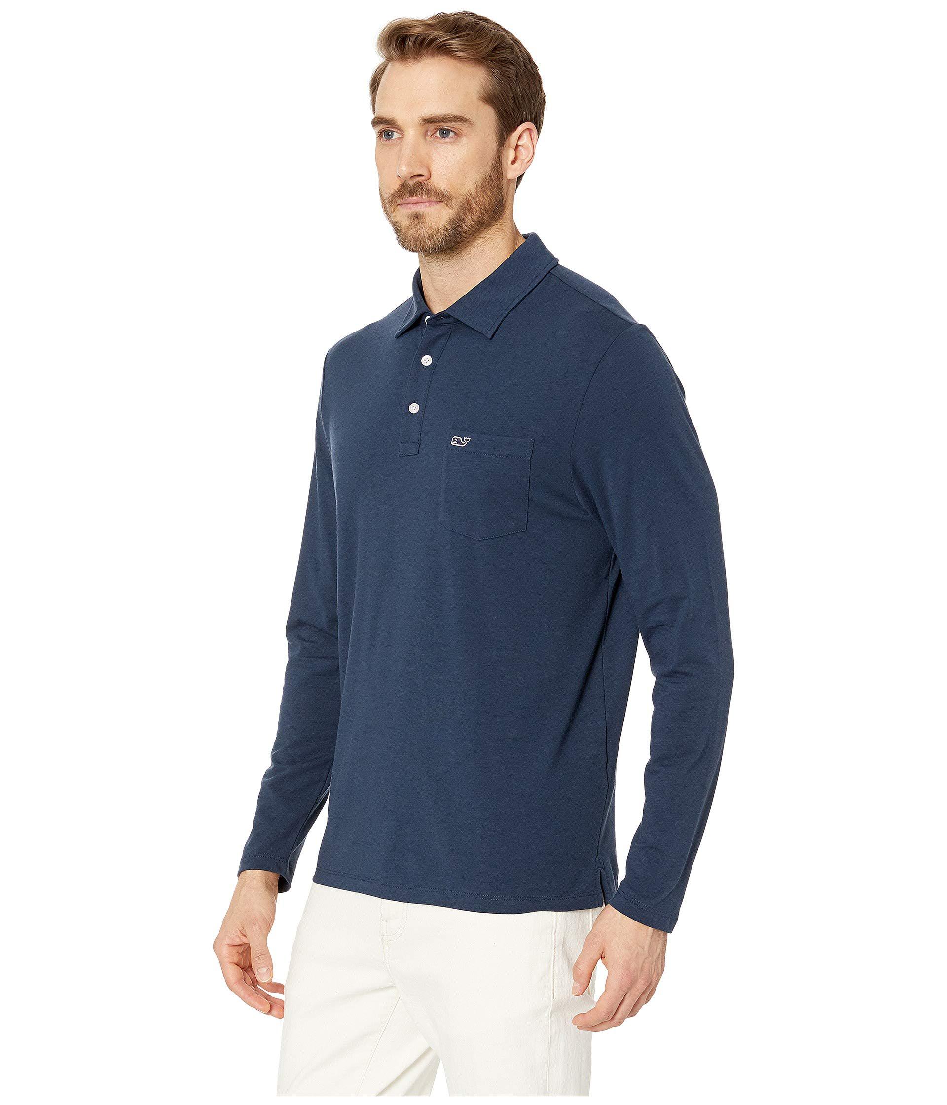 vineyard vines long sleeve polo