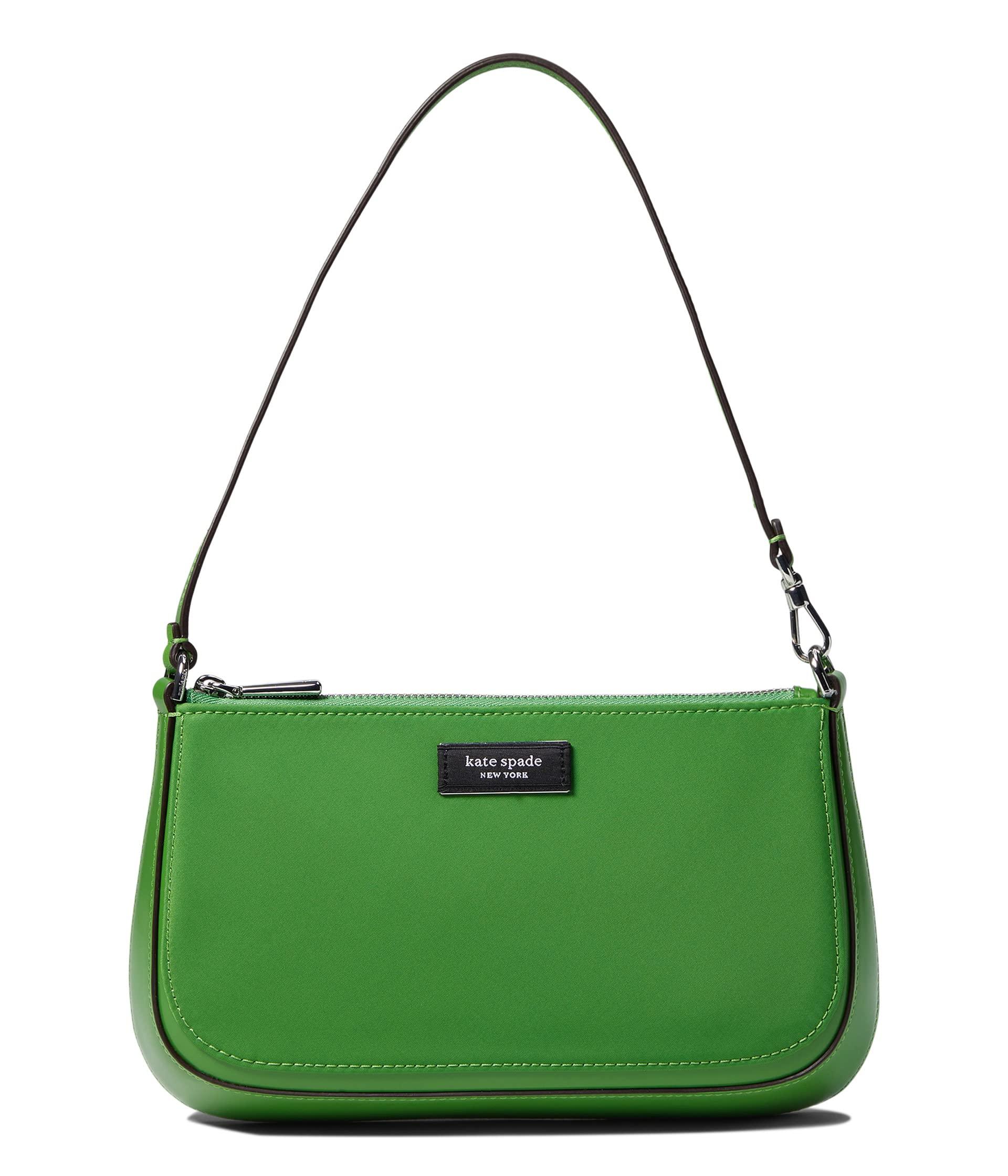 Kate Spade Sam Icon Ksnyl Mini Pouchette In Green Lyst kate-spade-sam-icon-ksnyl-mini-pouchette-in-green-lyst
