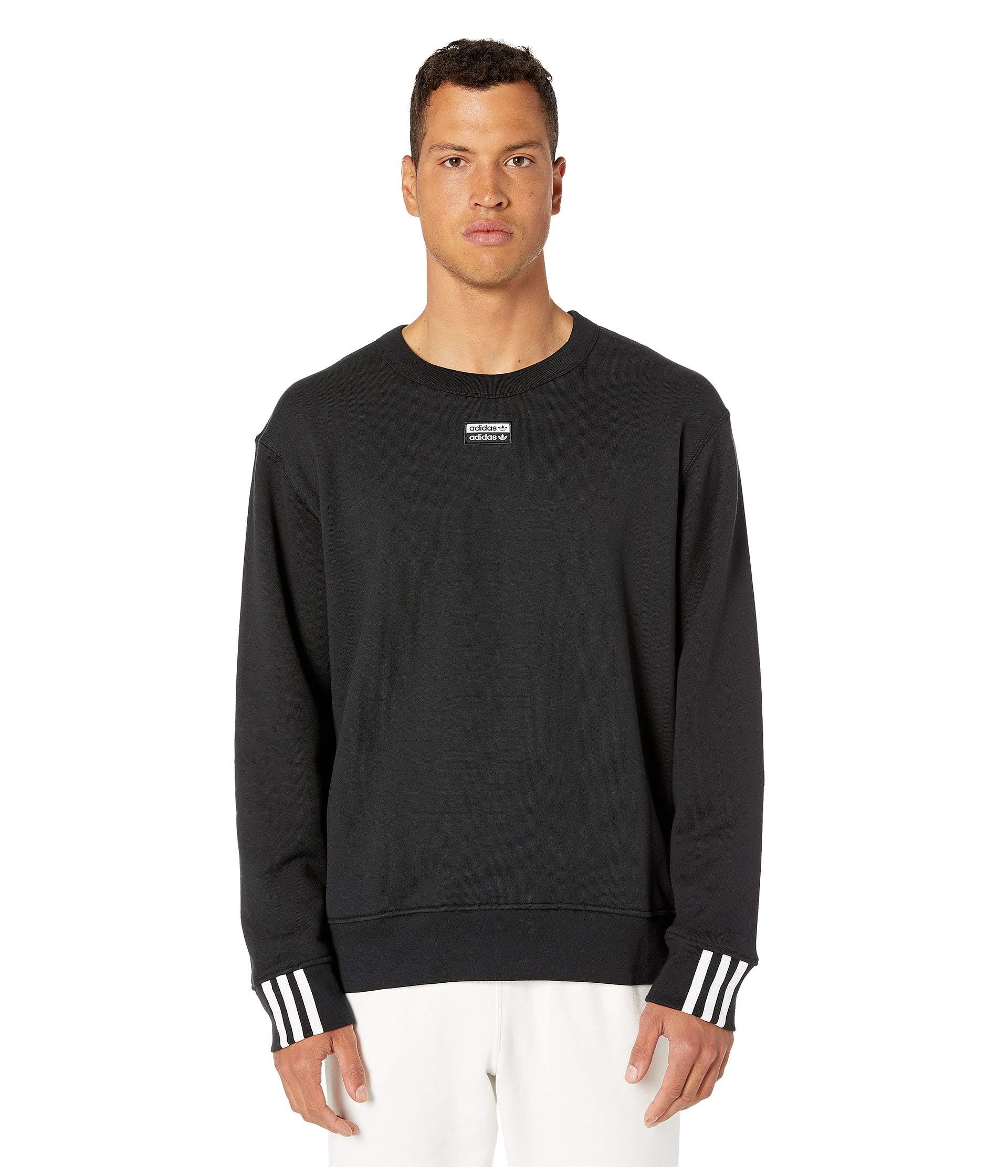 adidas Originals Cotton Vocal Crew Sweatshirt in Black for Men - Lyst