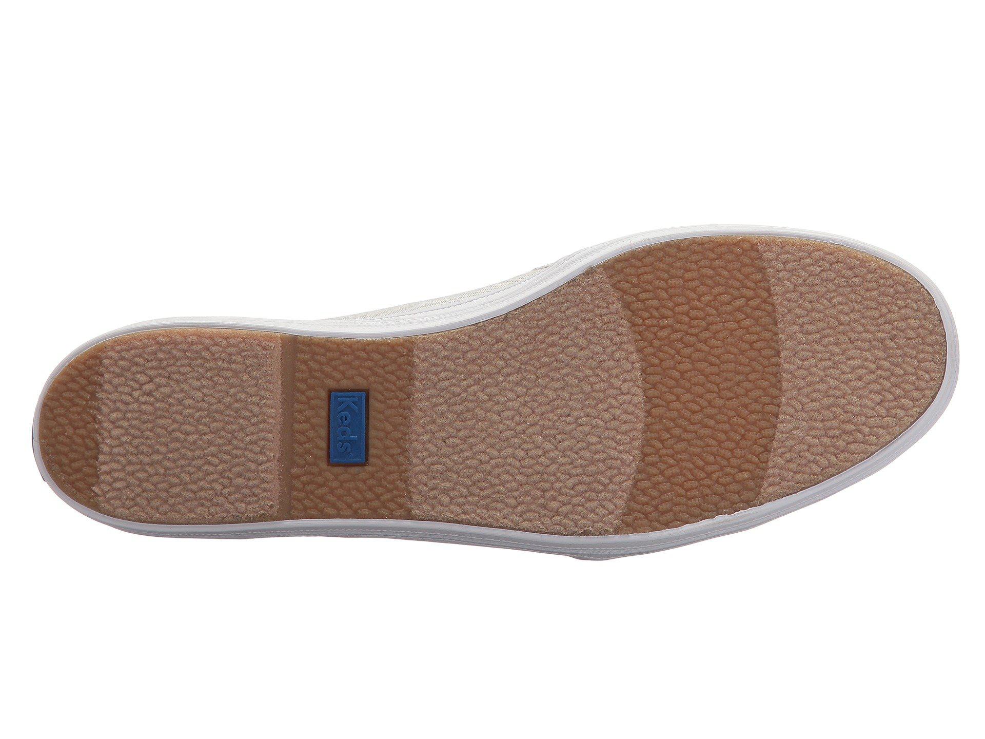 keds triple decker metallic linen