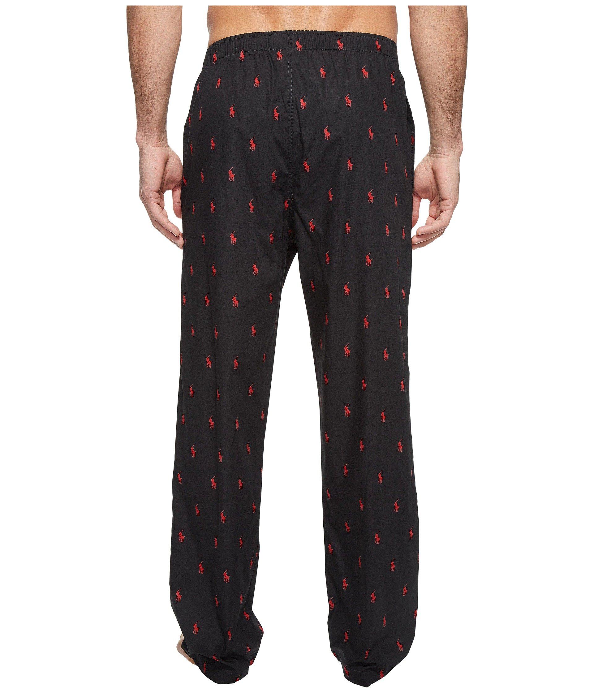 Black polo hotsell pajama pants