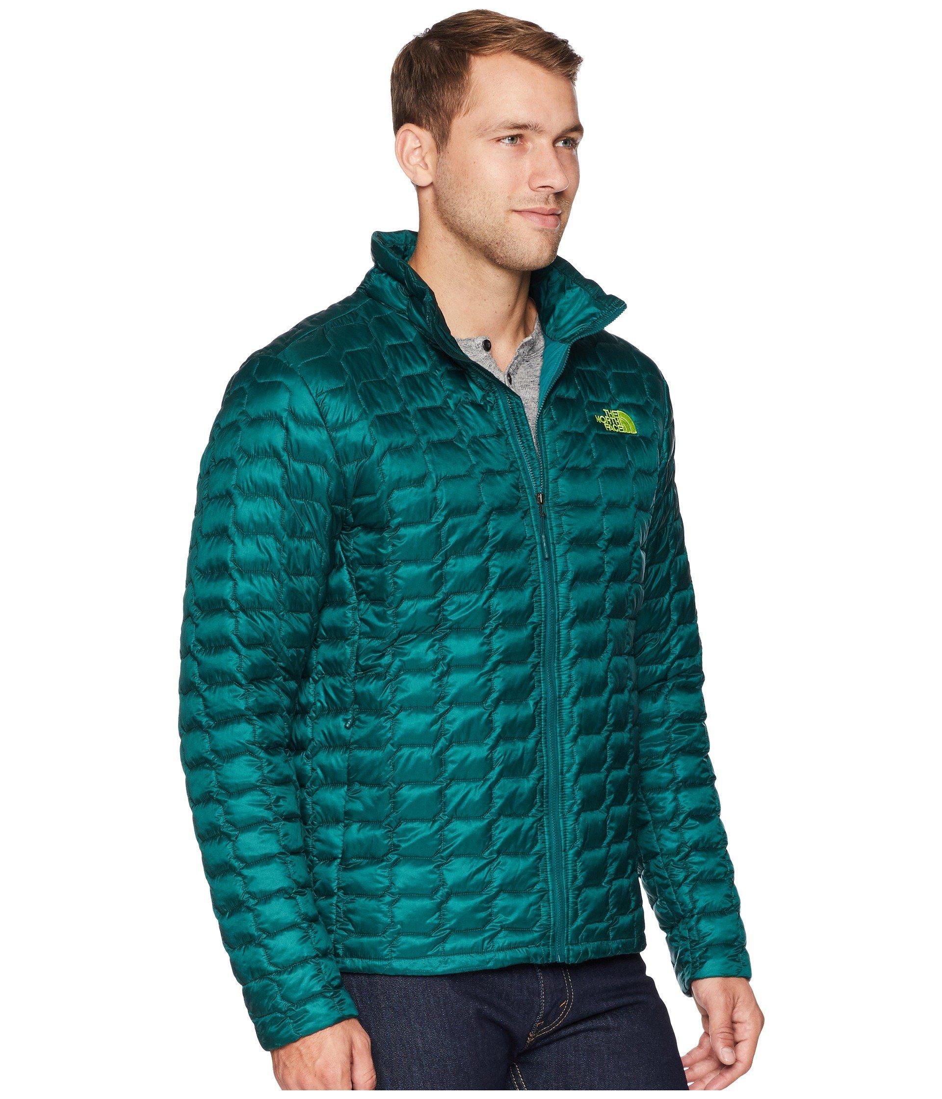 north face thermoball botanical green