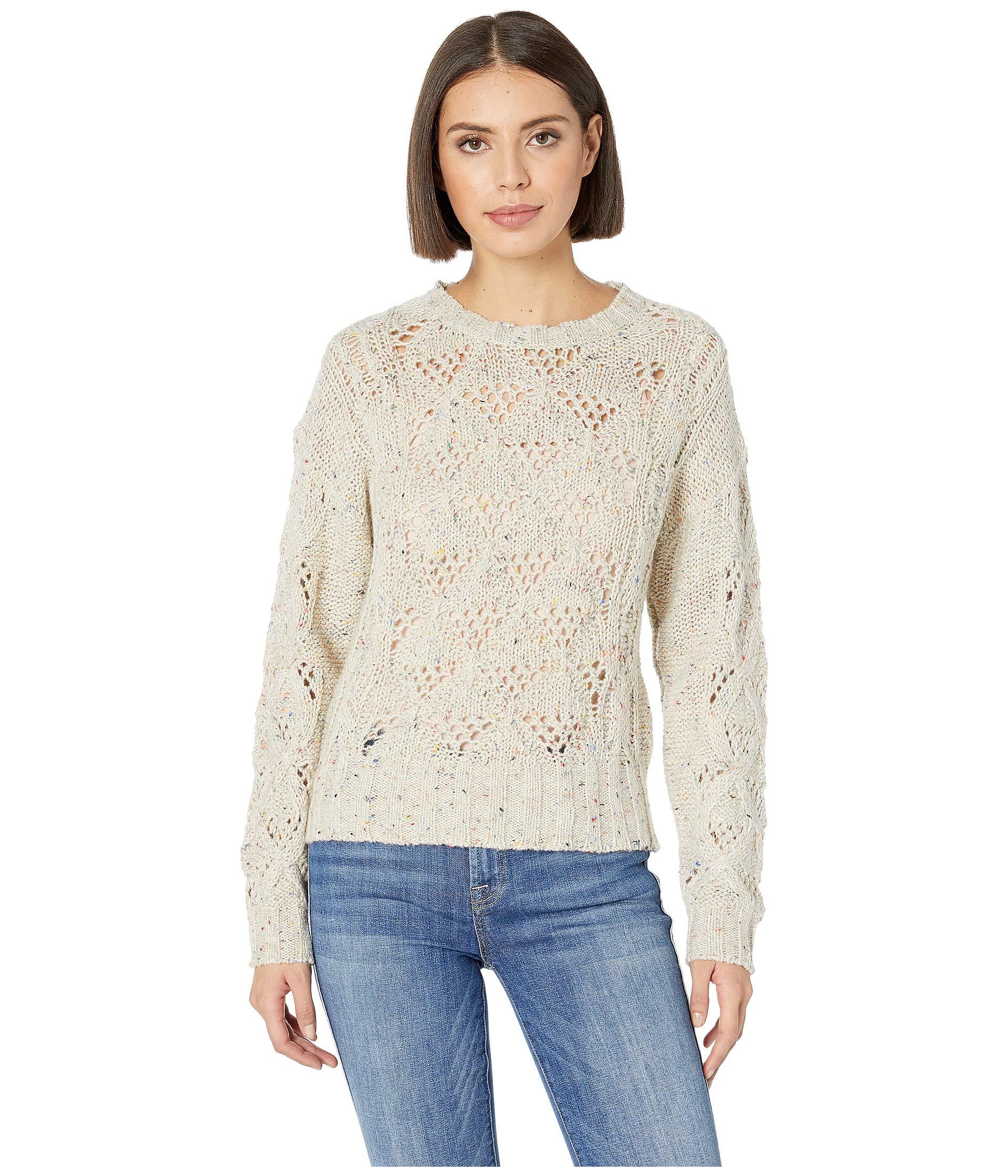 Lucky Brand Synthetic Donegal Pullover Sweater (natural Multi) Sweater ...