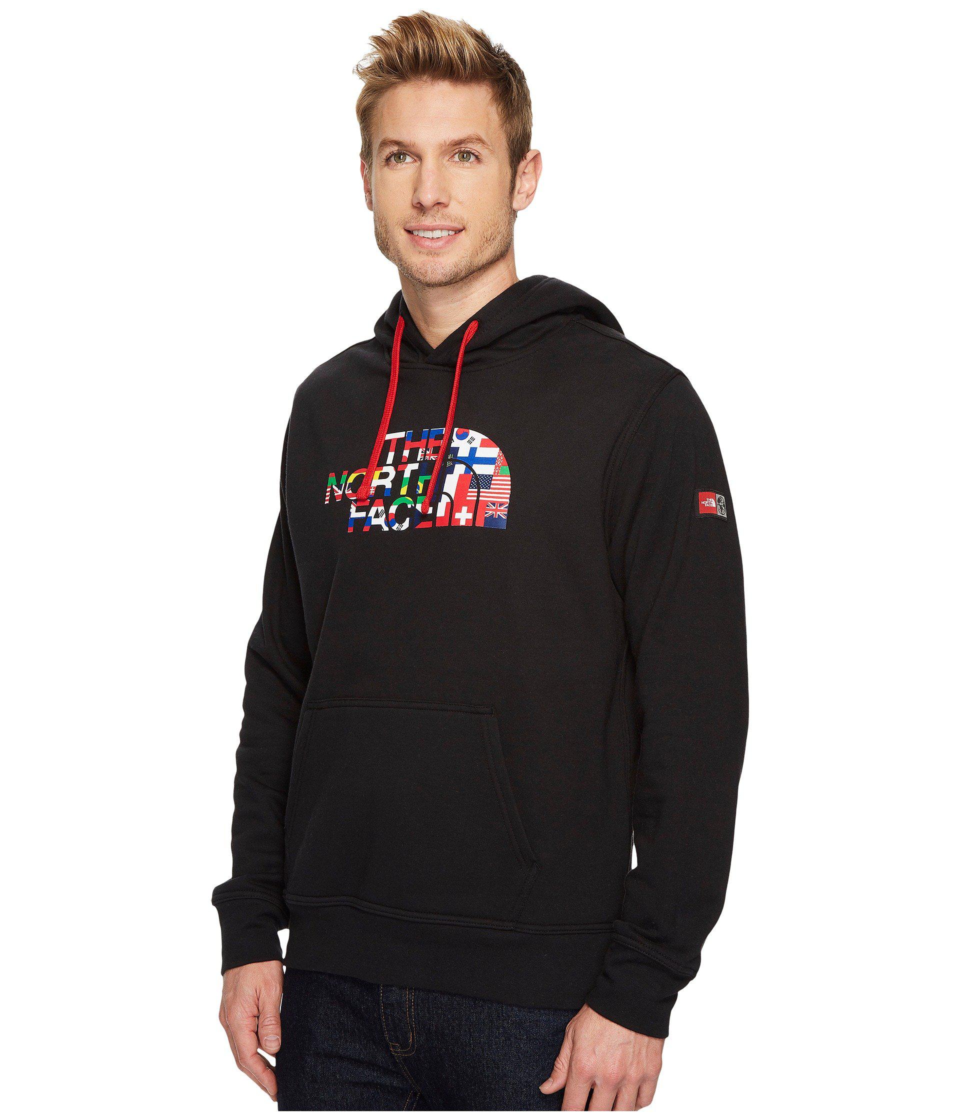 The North Face Cotton International Collection Logo Pullover Hoodie in  Black for Men | Lyst