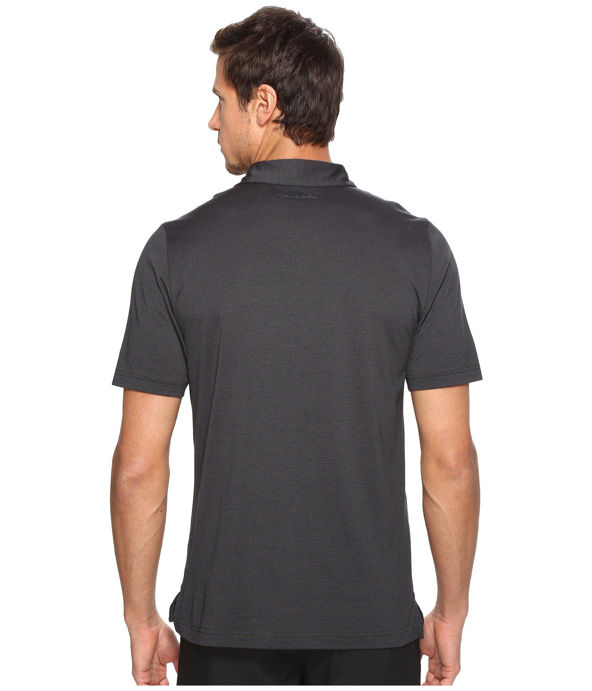 Travis Mathew Cotton The Zinna Polo in Black for Men - Lyst